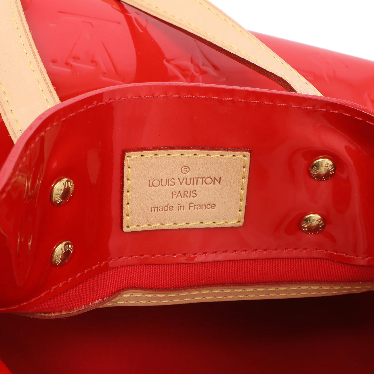 Louis Vuitton Rouge Vernis Reade PM - Image 5