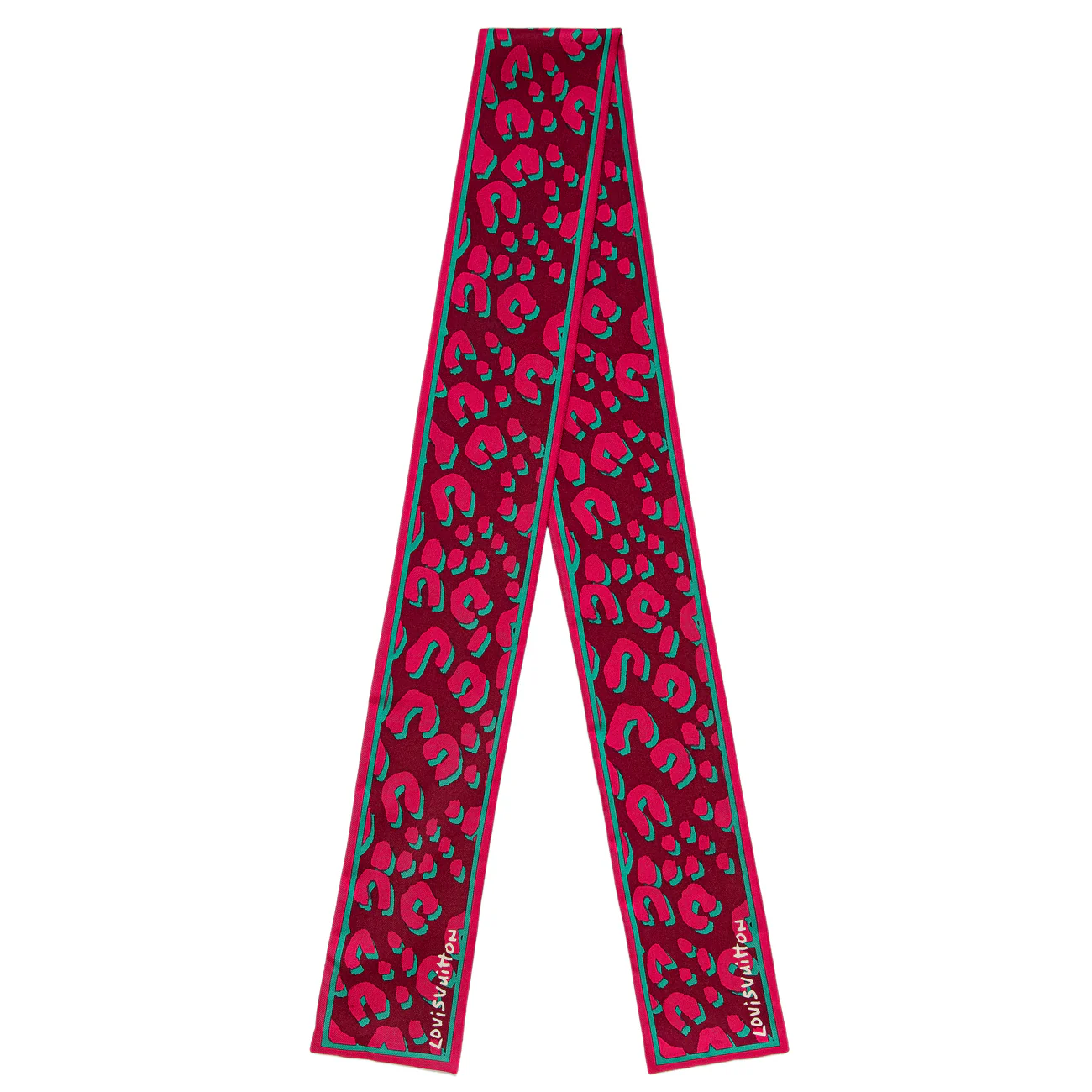 Louis Vuitton Silk Leopard Bandeau