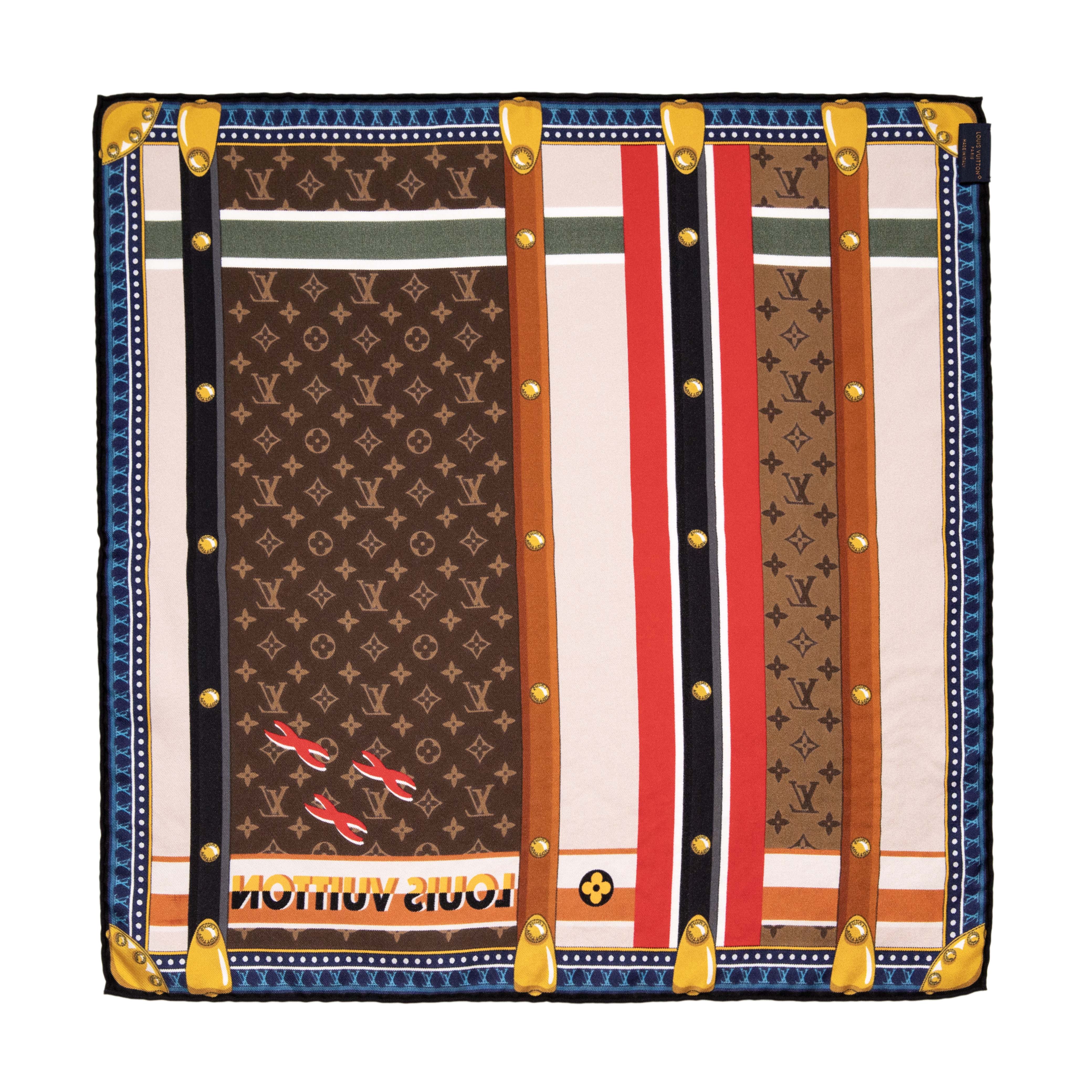 Louis Vuitton Silk Trunk In Love Square 45 - Image 3