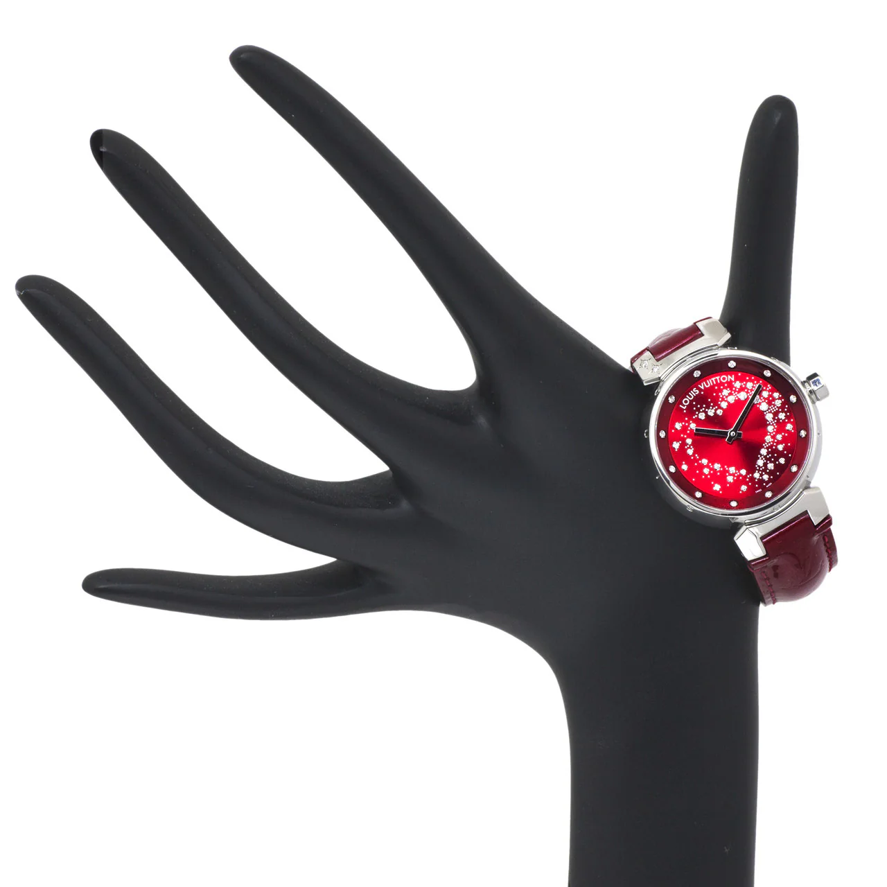 Louis Vuitton Stainless Steel & Diamond Tambour Attraction Ladies Watch - Image 6