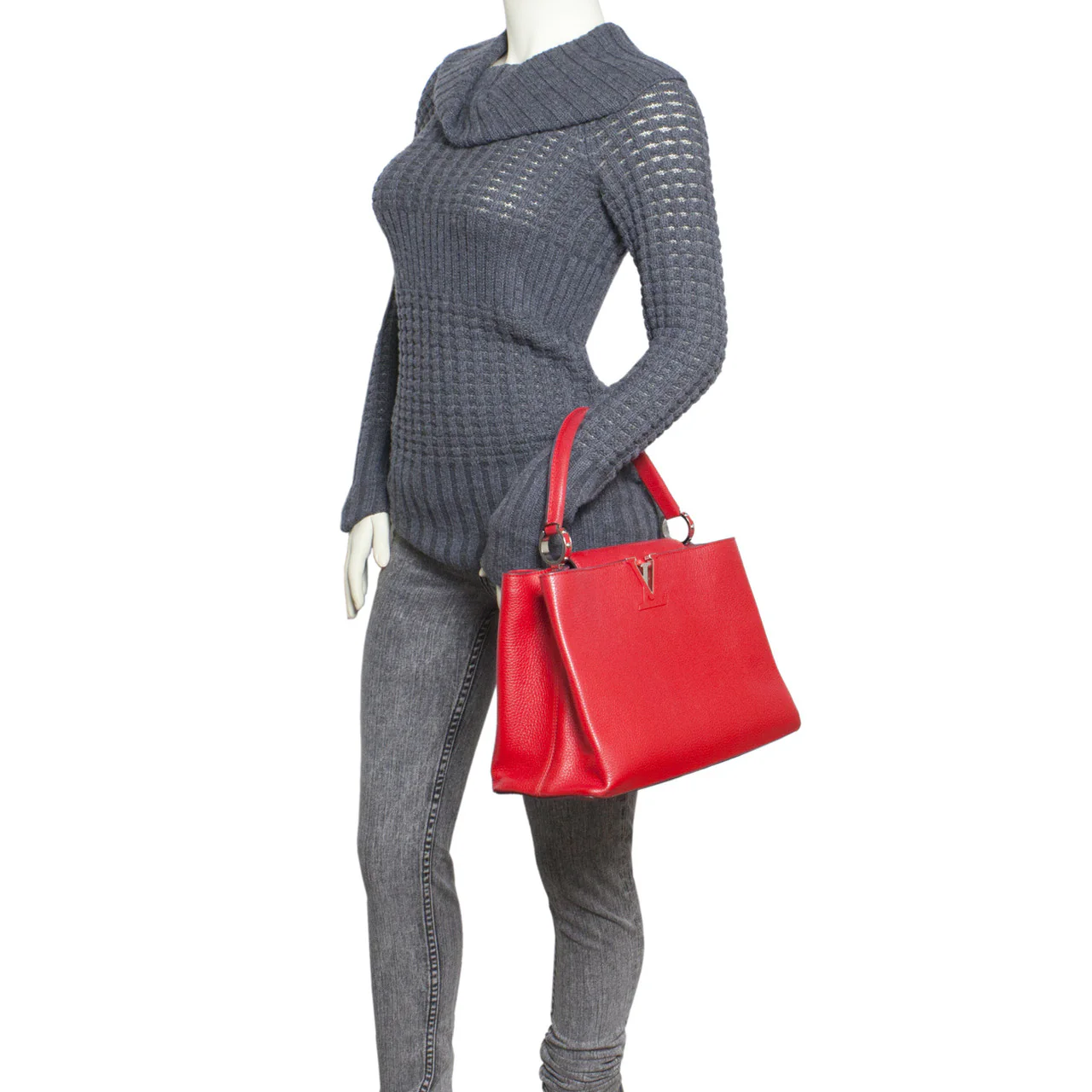 Louis Vuitton Taurillon Leather Capucines  MM - Image 2