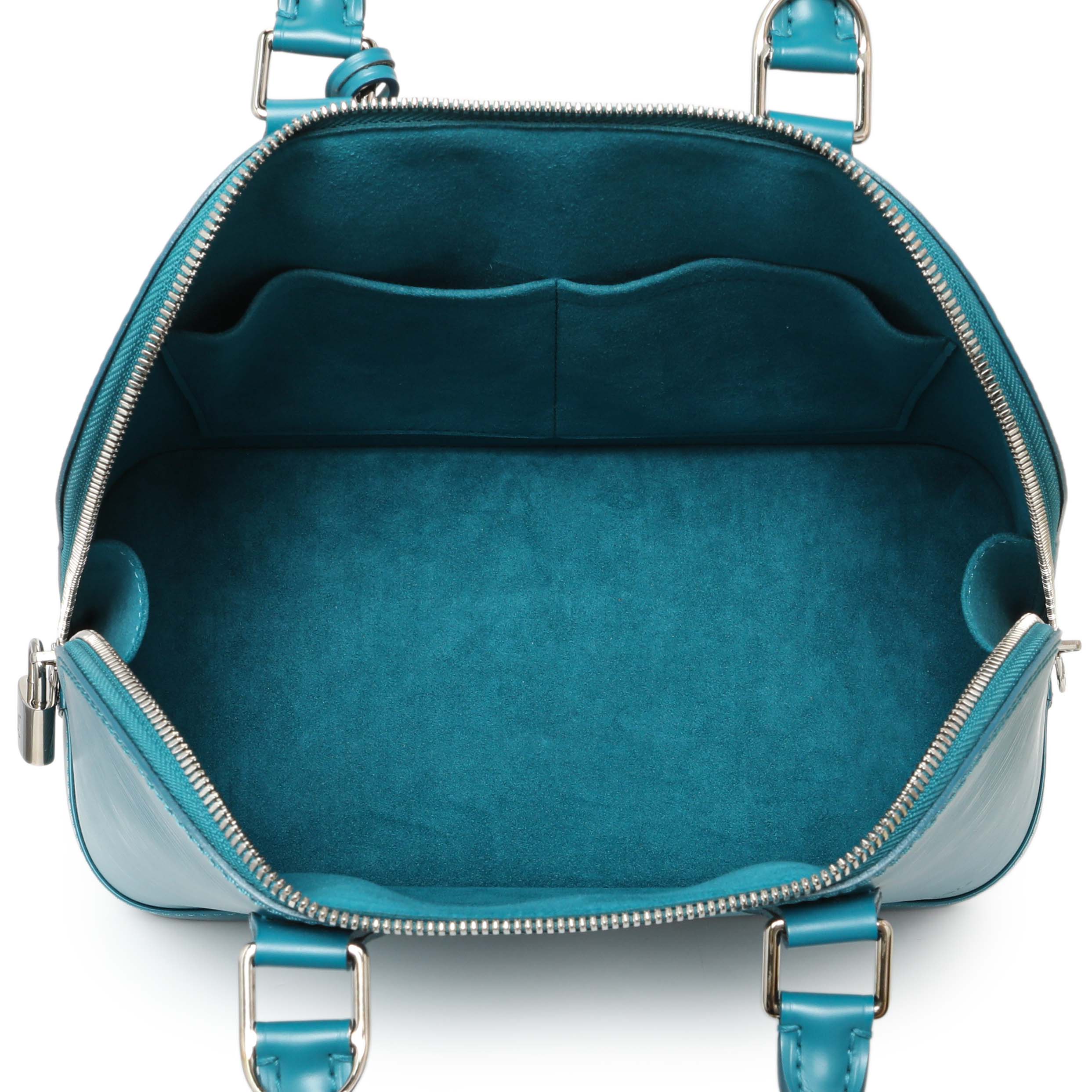 Louis Vuitton Teal Epi Alma PM - Image 4