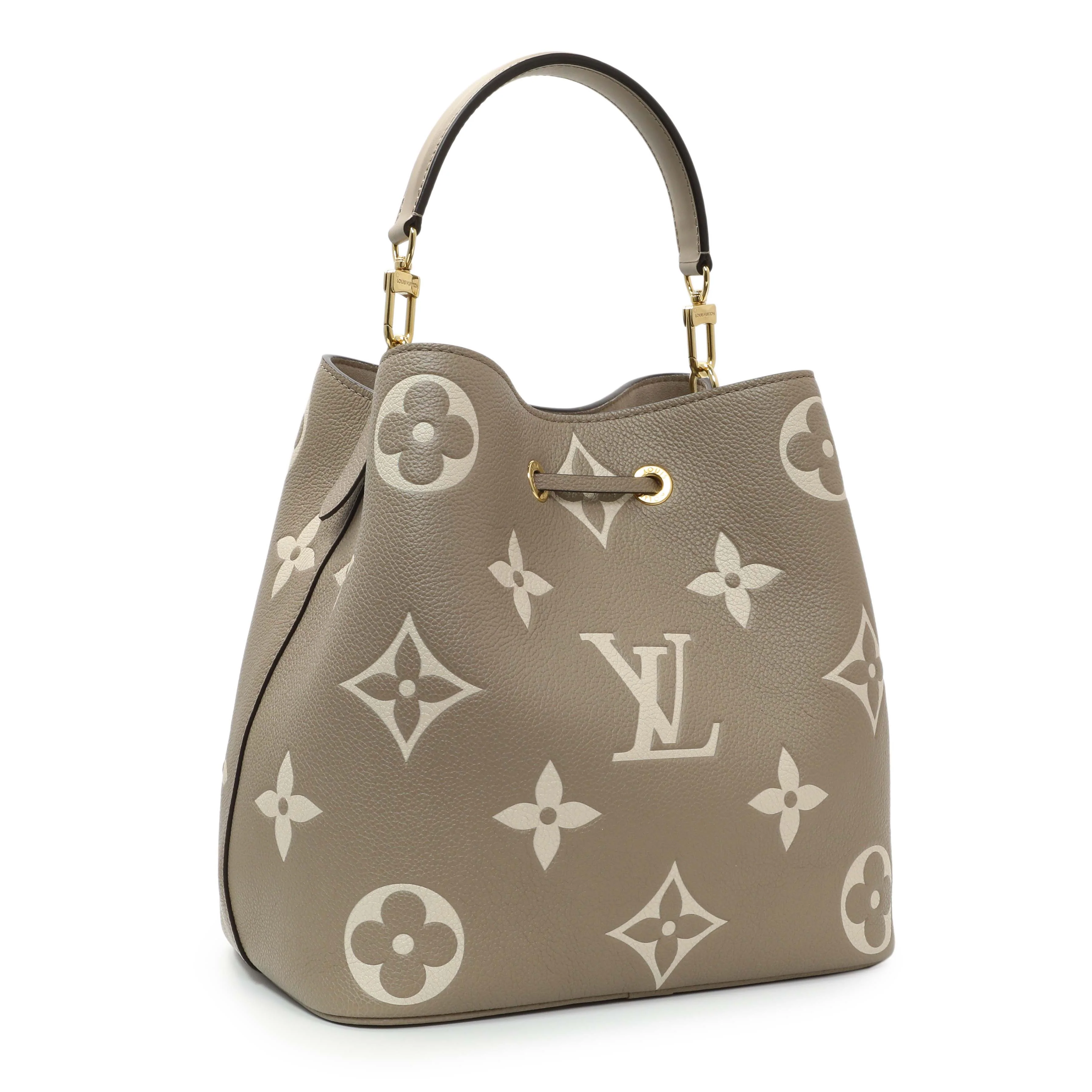 Louis Vuitton Tourterelle Creme Empreinte Monogram Giant NeoNoe MM - Image 2