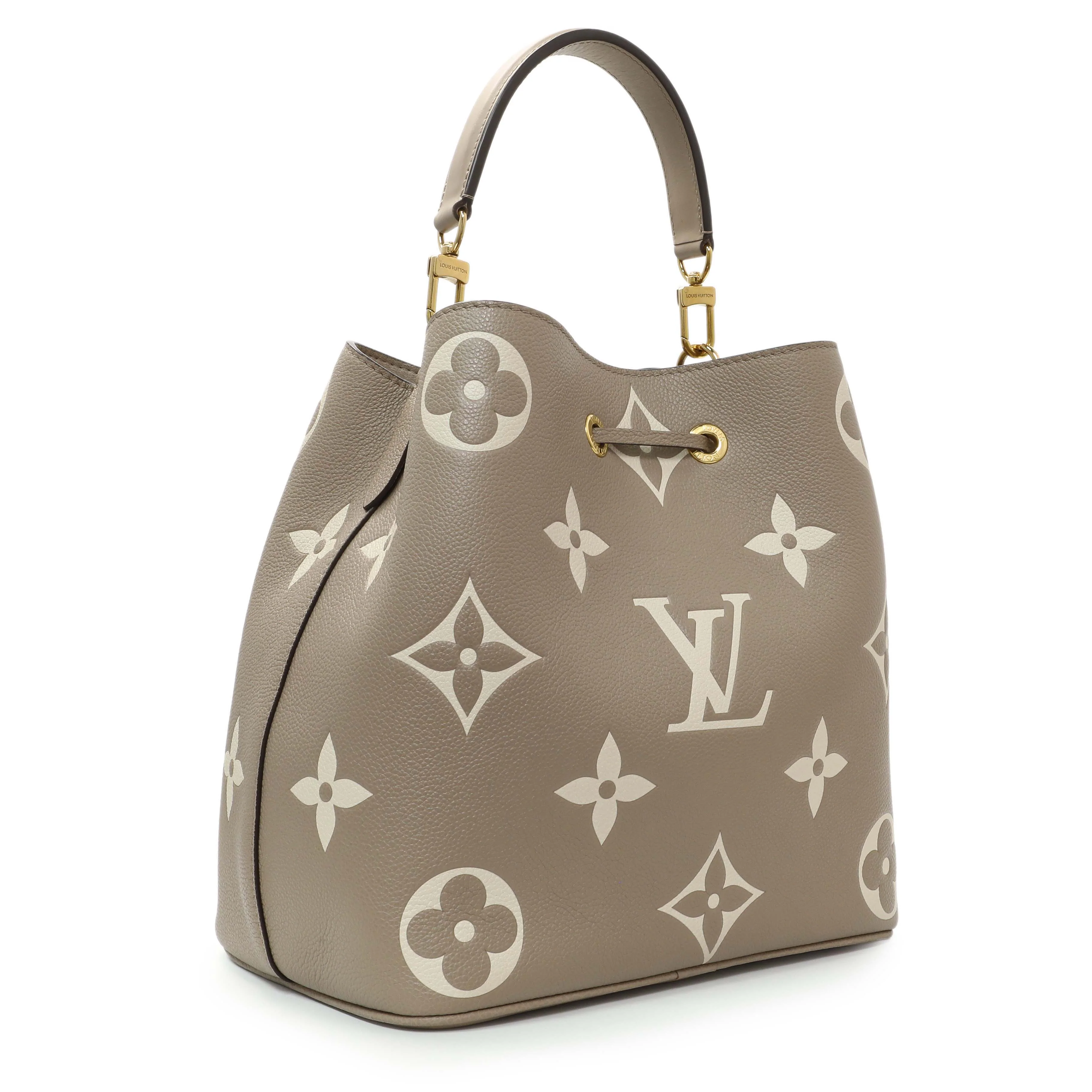 Louis Vuitton Tourterelle Creme Empreinte Monogram Giant Neonoe MM - Image 2