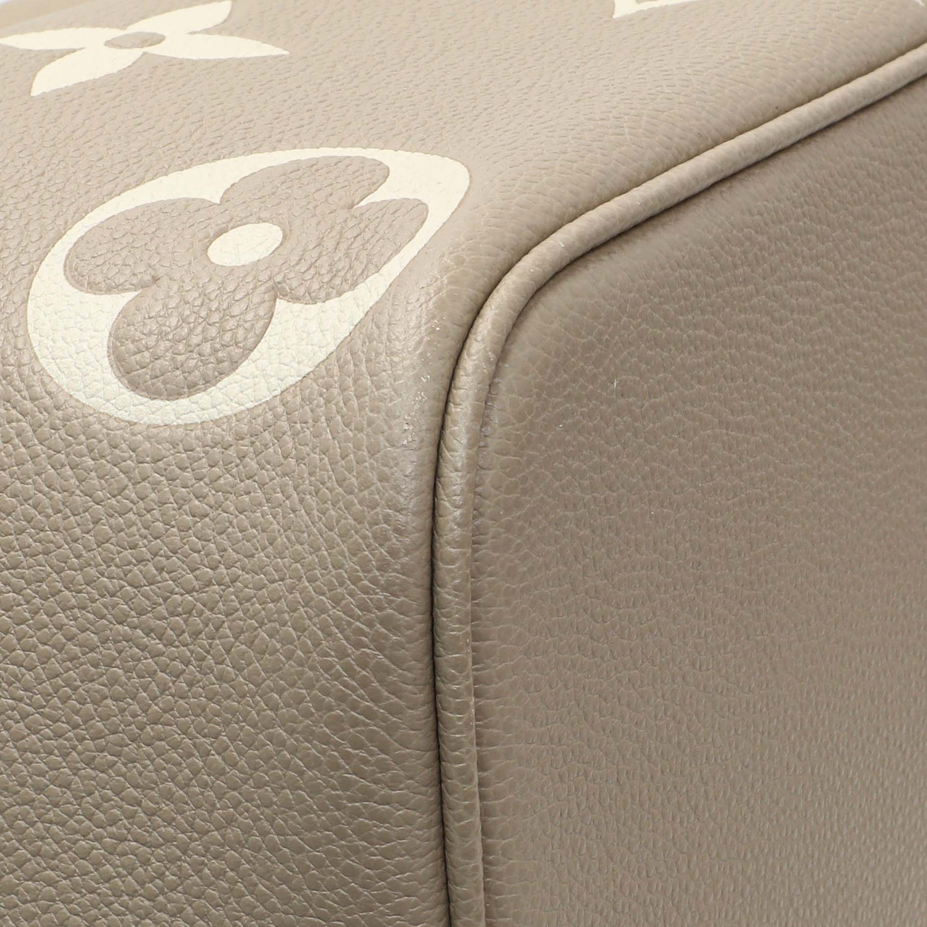 Louis Vuitton Tourterelle Creme Empreinte Monogram Giant Neonoe MM - Image 4