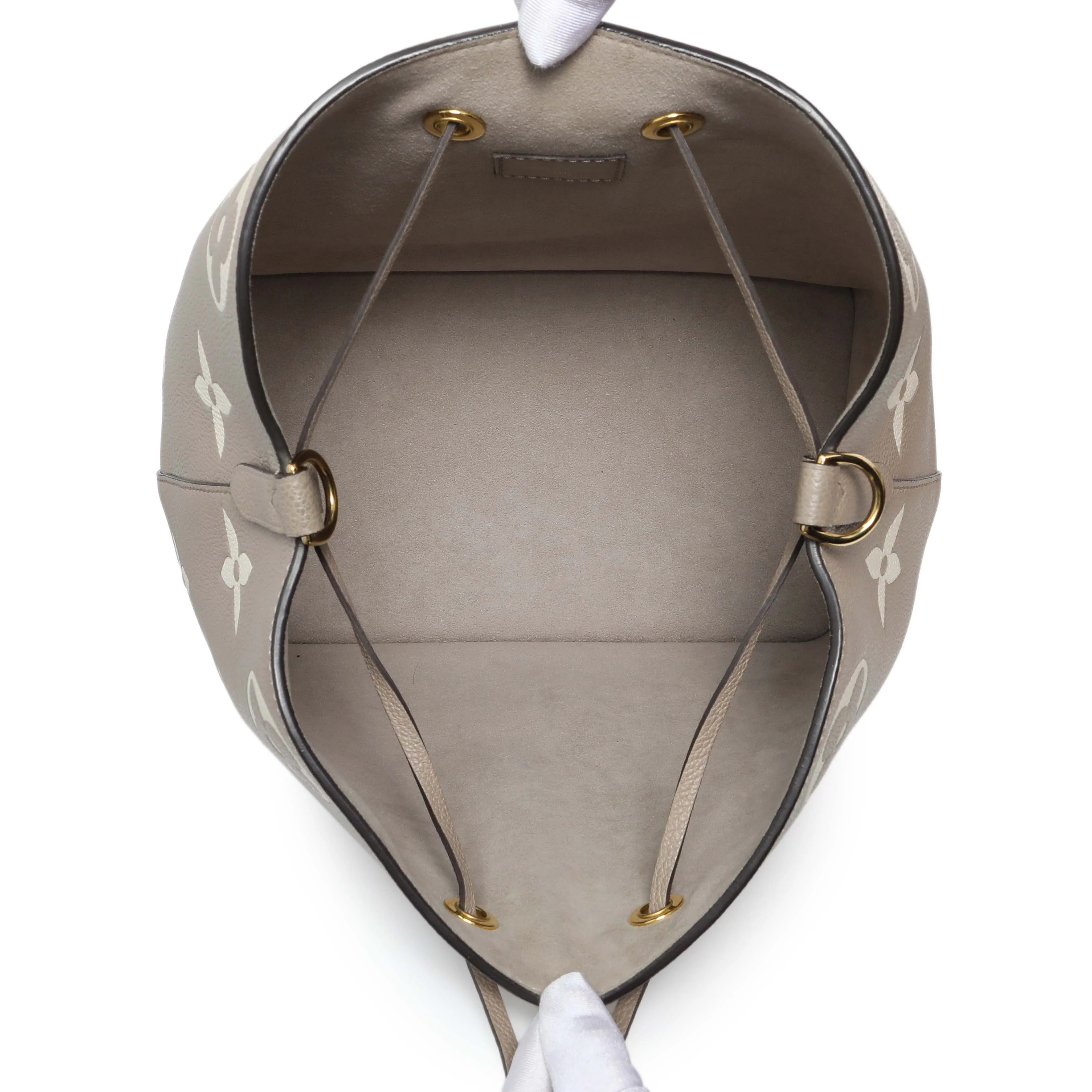 Louis Vuitton Tourterelle Creme Empreinte Monogram Giant Neonoe MM - Image 8