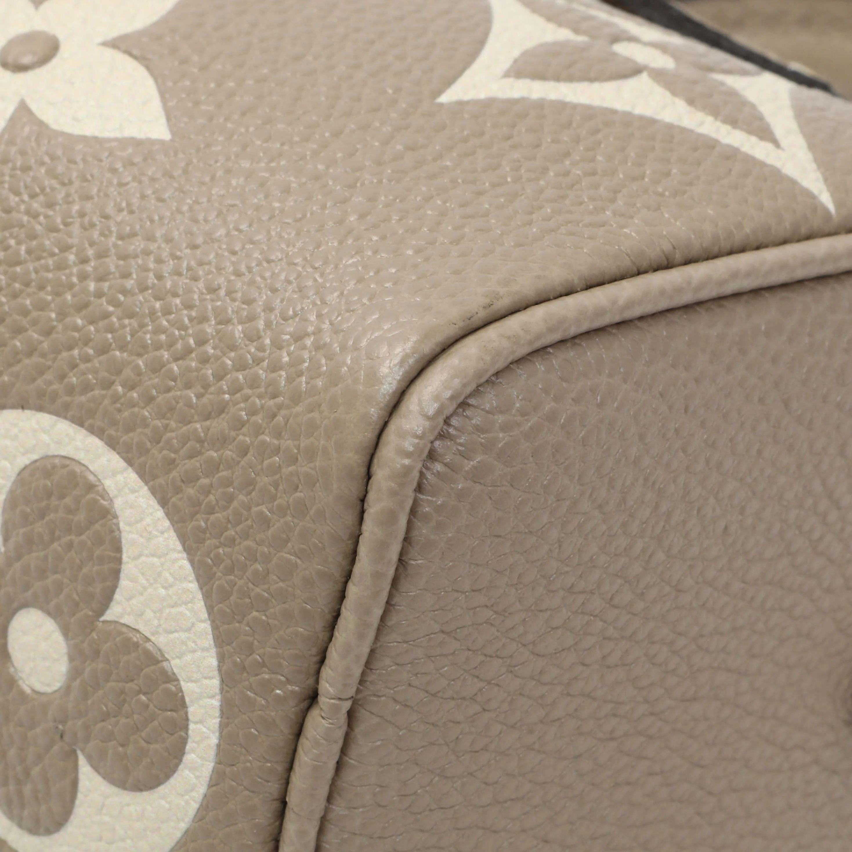 Louis Vuitton Tourterelle Grey/Cream Empreinte Giant Monogram Nano Speedy - Image 5