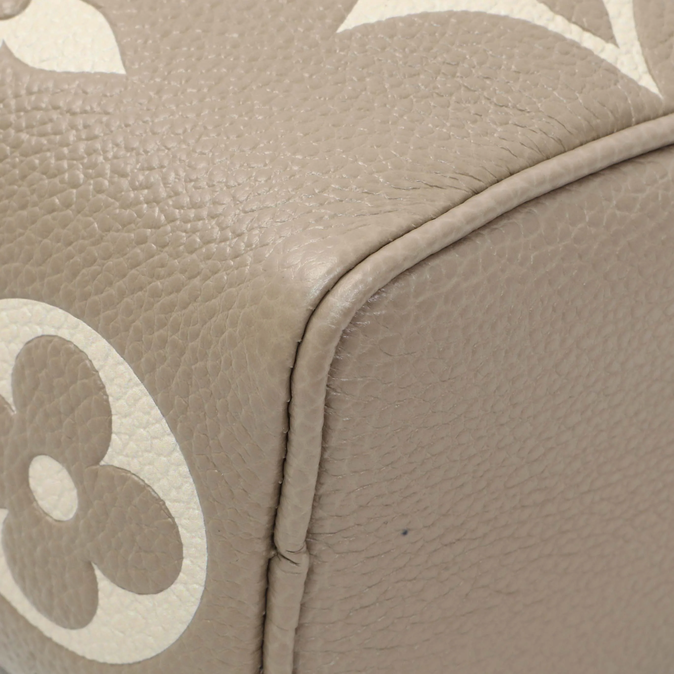 Louis Vuitton Tourterelle Grey/Cream Empreinte Giant Monogram Nano Speedy - Image 7