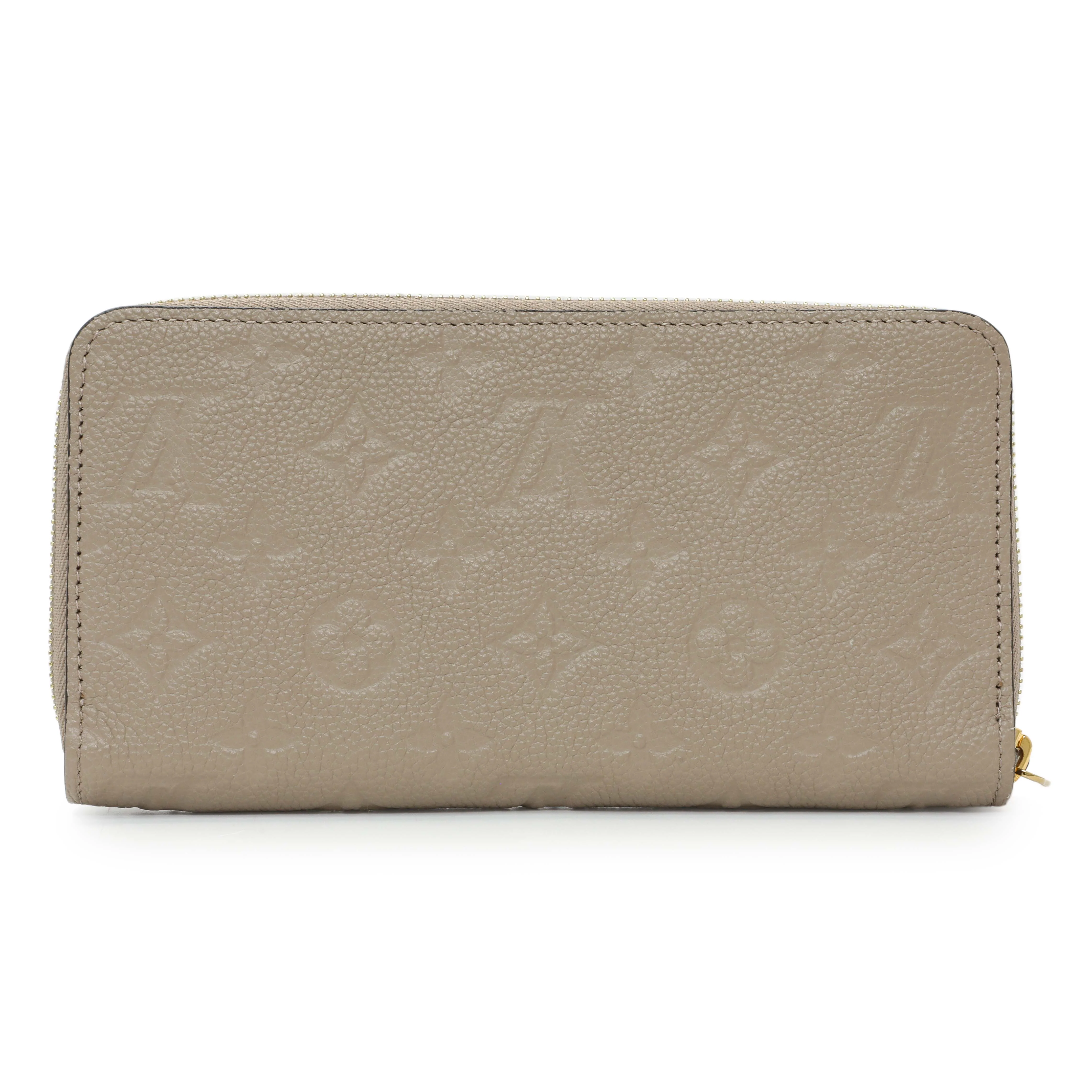 Louis Vuitton Tourterelle Monogram Empreinte Zippy Wallet - Image 2