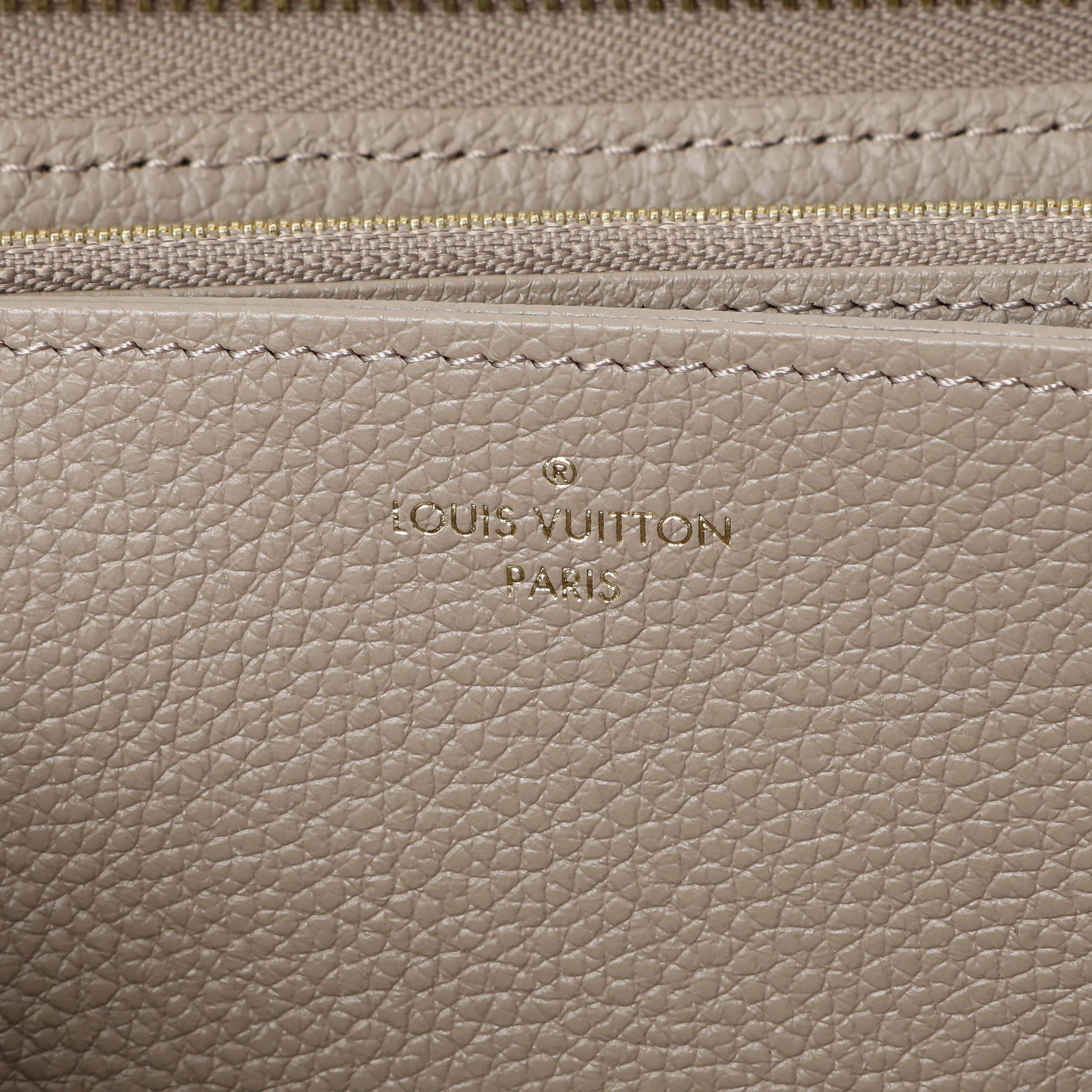 Louis Vuitton Tourterelle Monogram Empreinte Zippy Wallet - Image 5