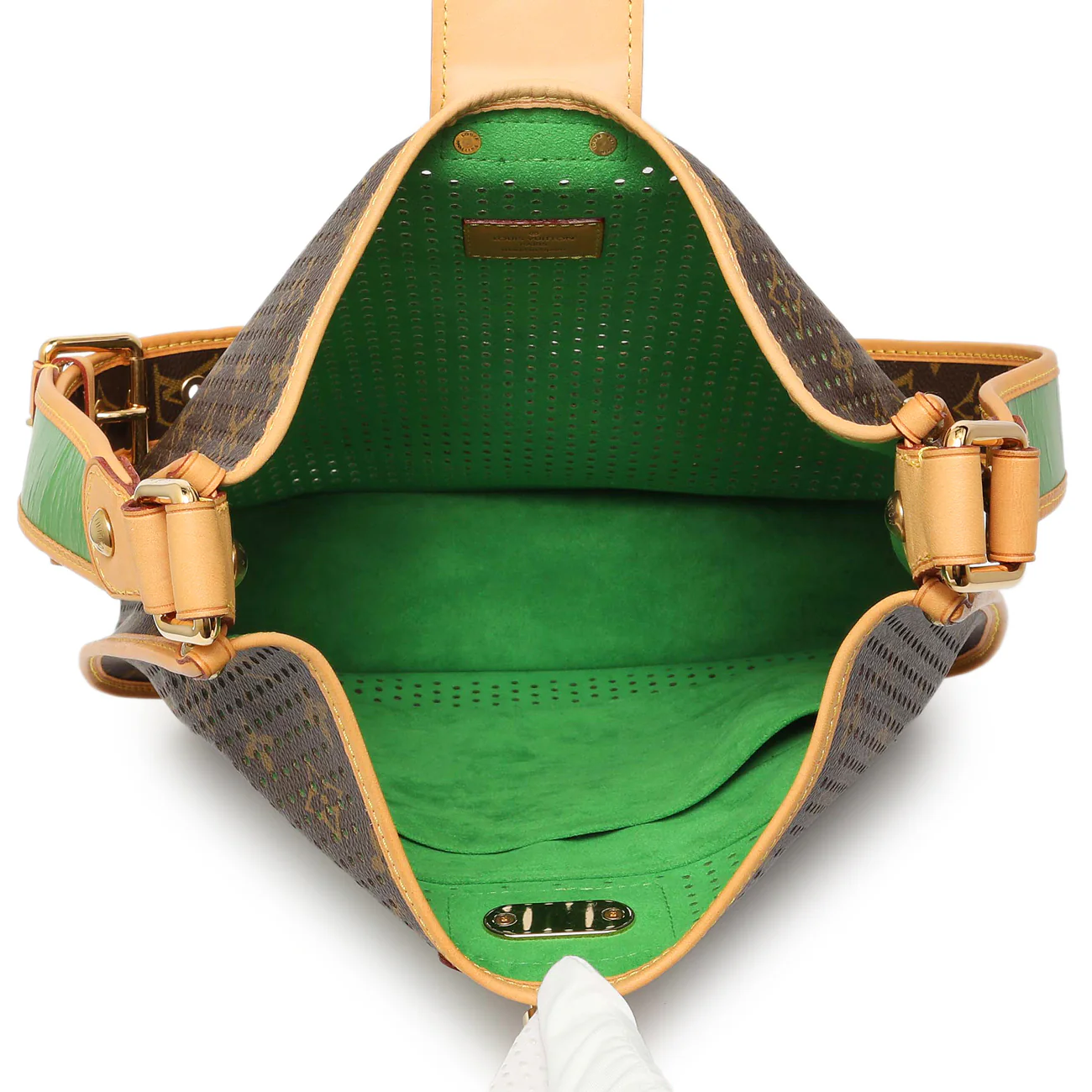 Louis Vuitton Vert Monogram Perforated Musette - Image 4