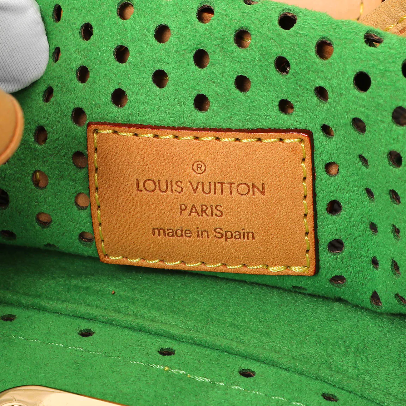 Louis Vuitton Vert Monogram Perforated Musette - Image 5