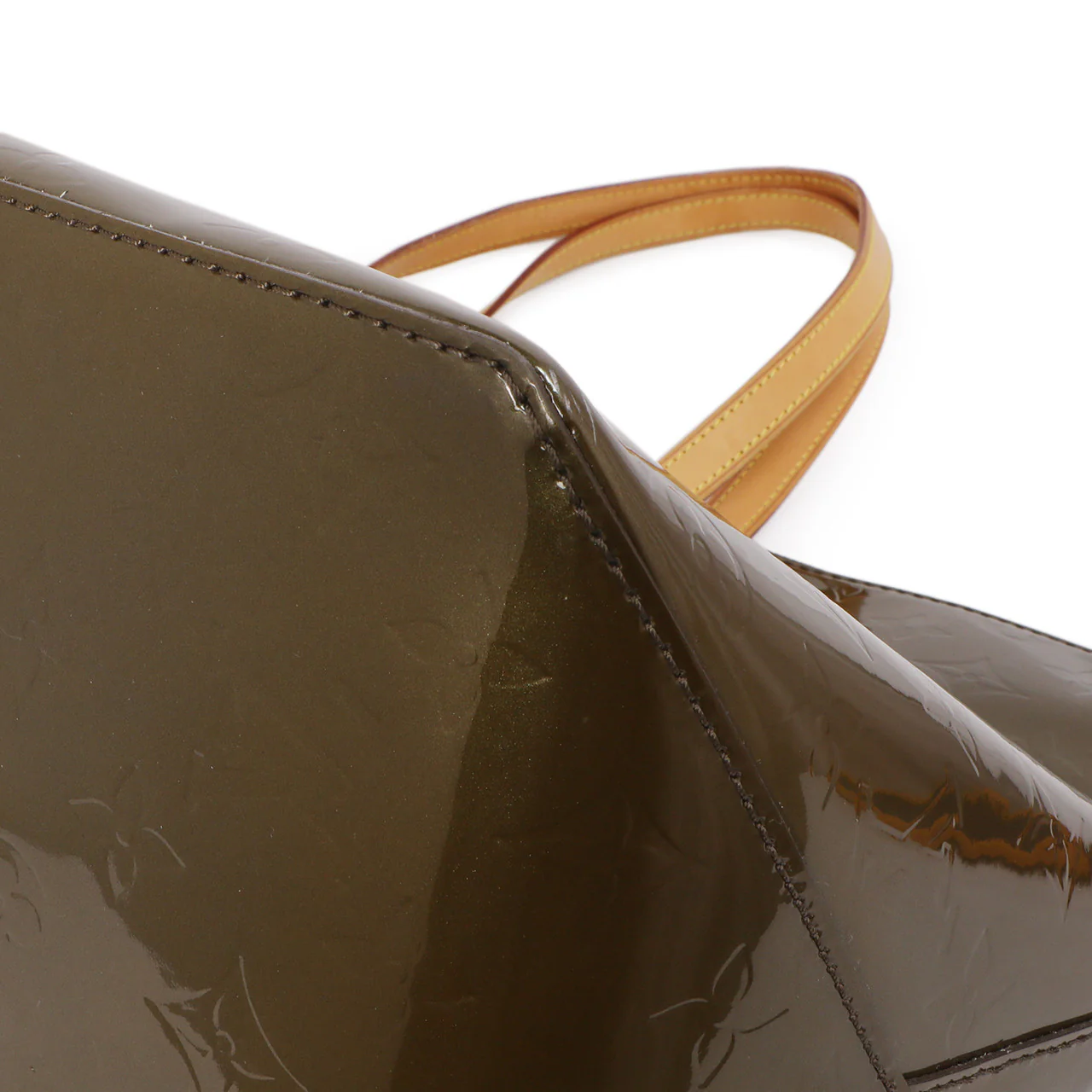 Louis Vuitton Vert Olive Vernis Bellevue GM - Image 4