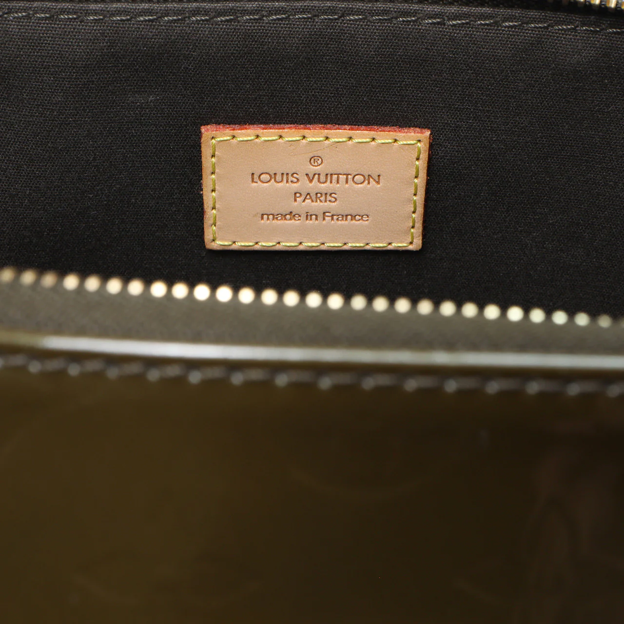 Louis Vuitton Vert Olive Vernis Bellevue GM - Image 6