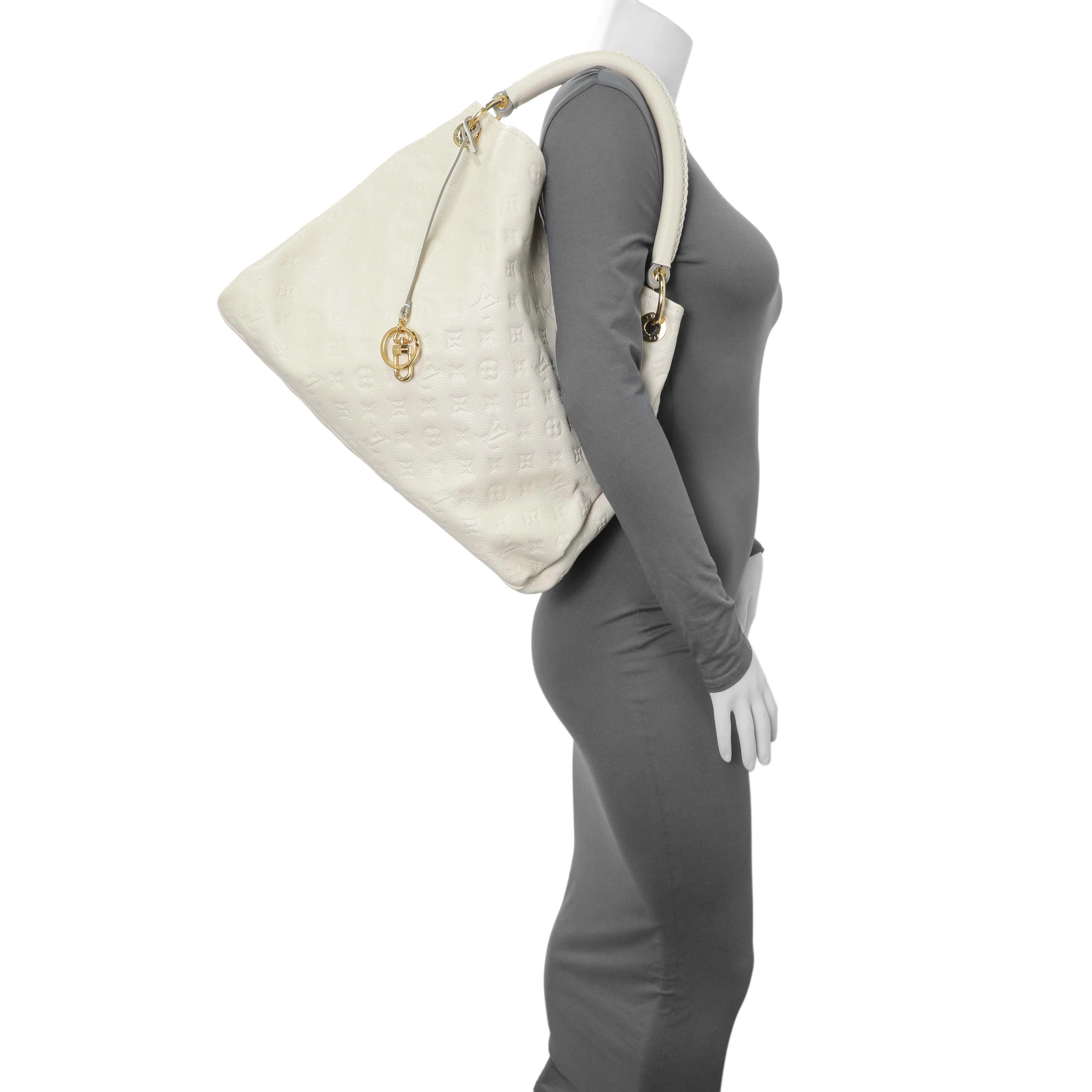 Louis Vuitton White Empreinte Artsy MM - Image 11