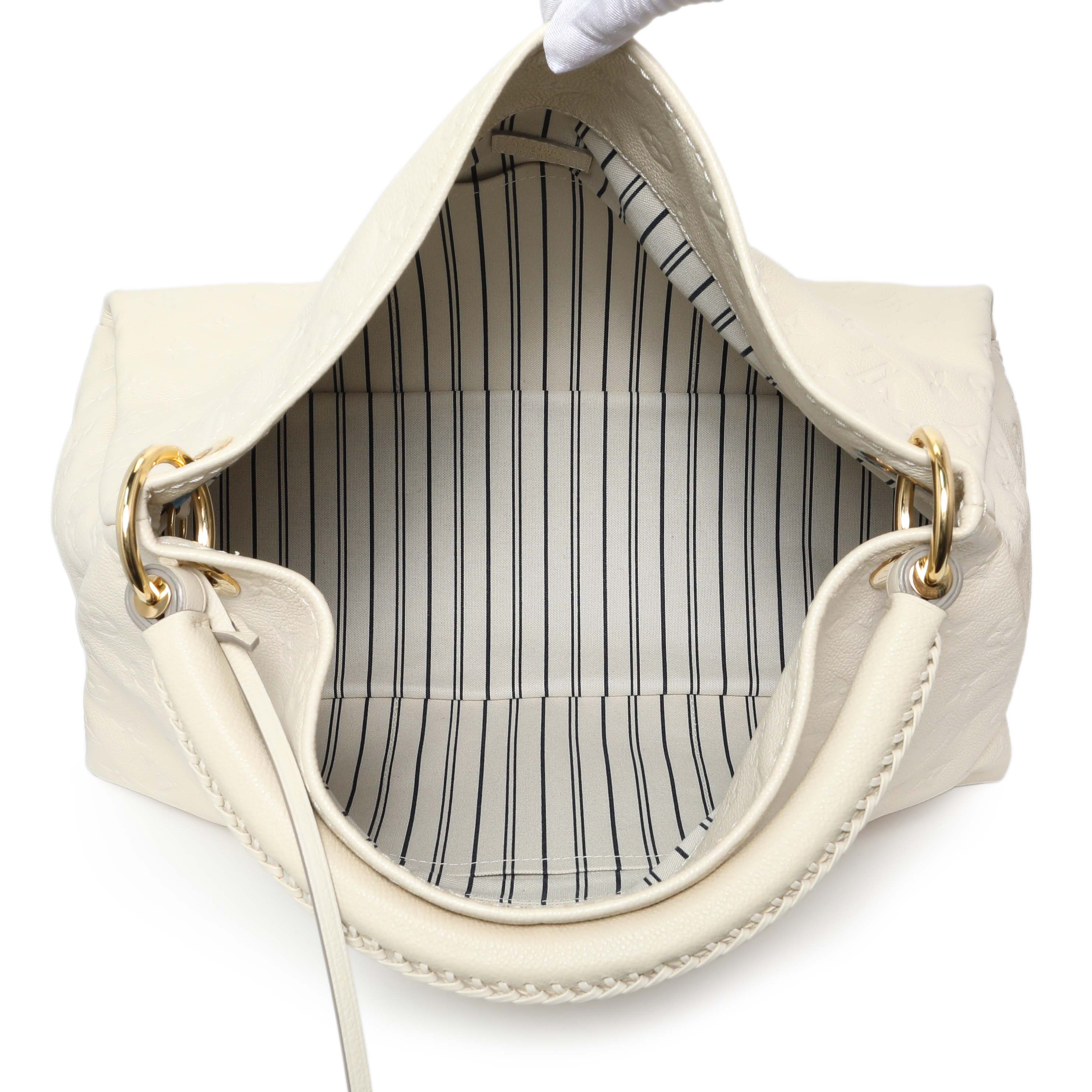 Louis Vuitton White Empreinte Artsy MM - Image 8