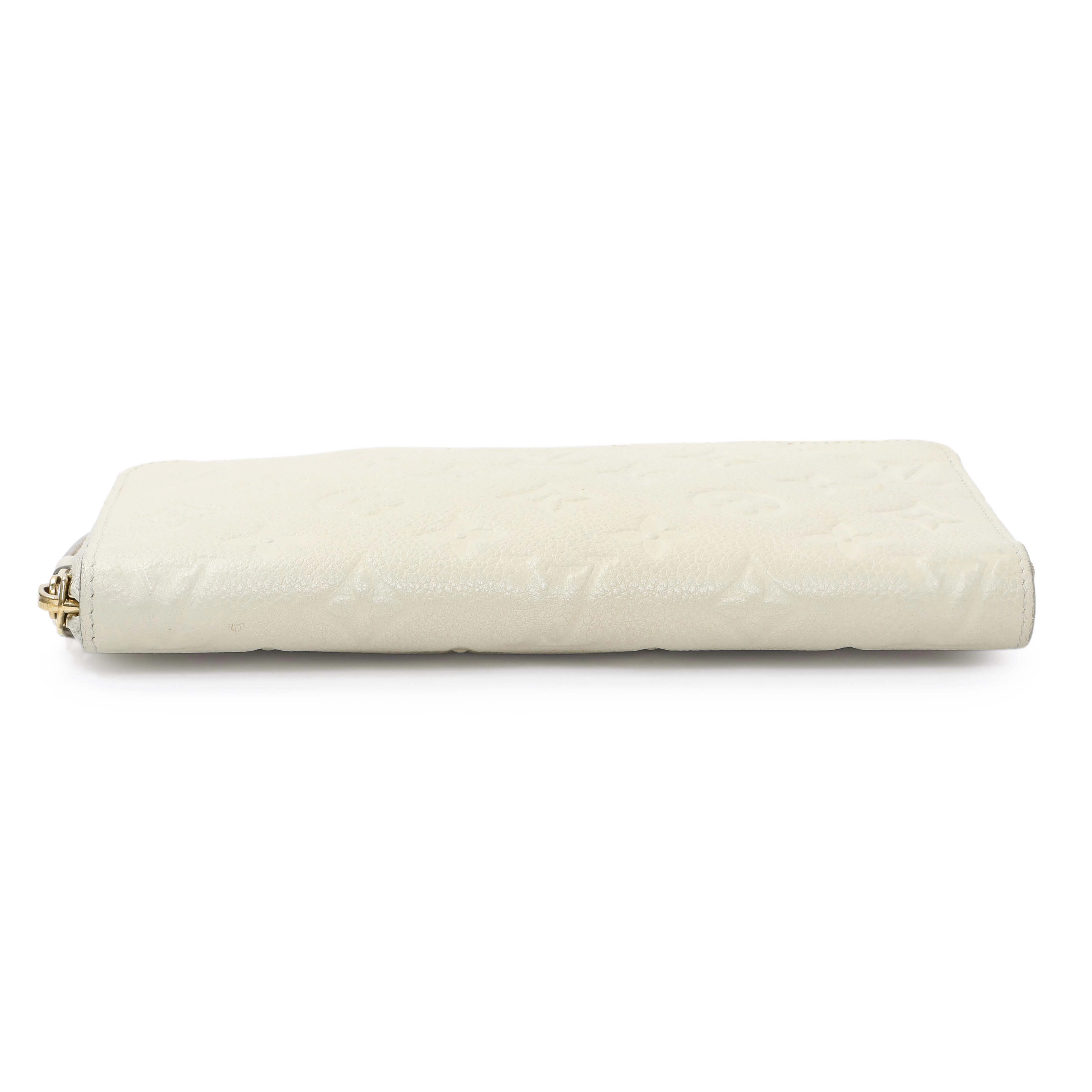 Louis Vuitton White Empreinte Zippy Organizer - Image 3