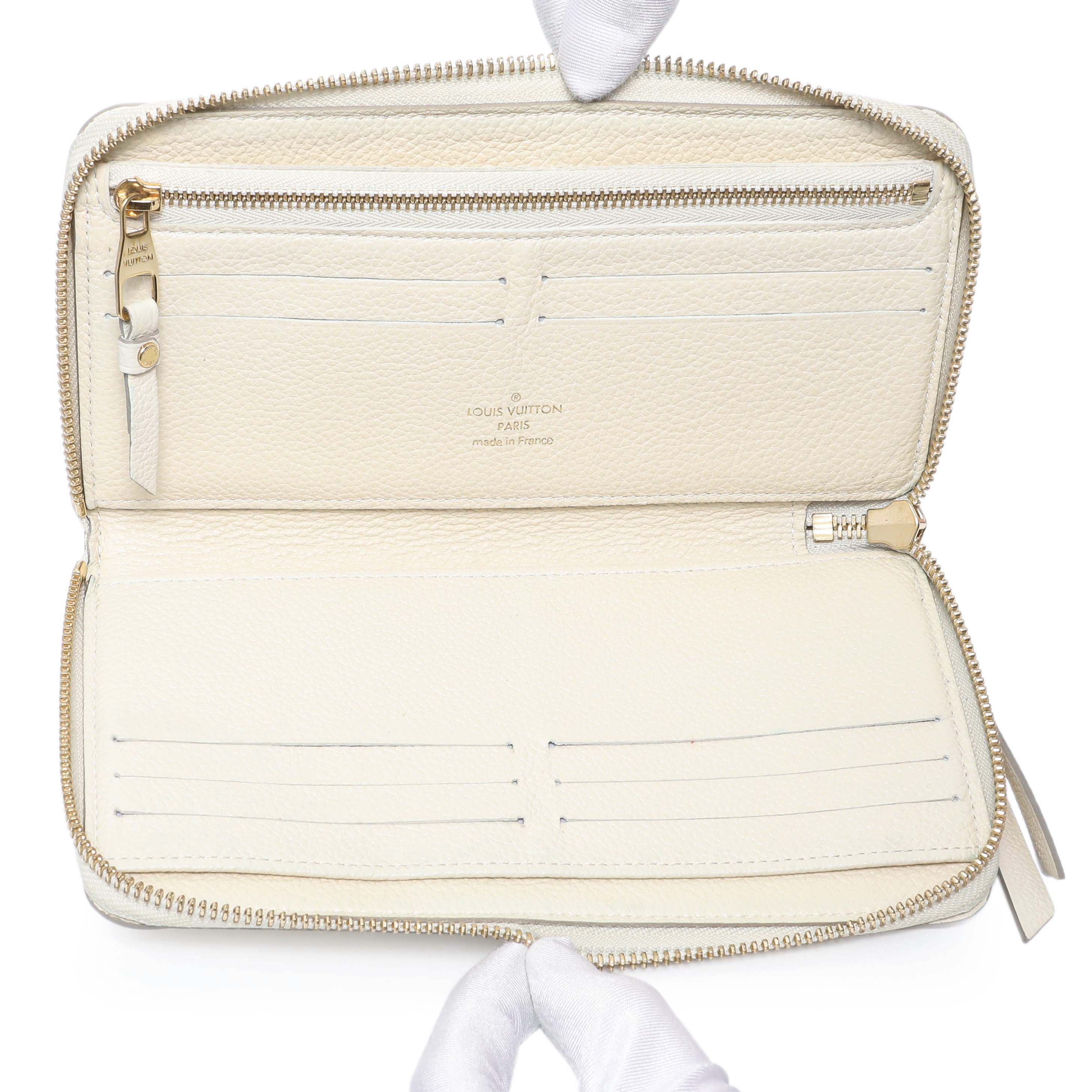 Louis Vuitton White Empreinte Zippy Organizer - Image 4