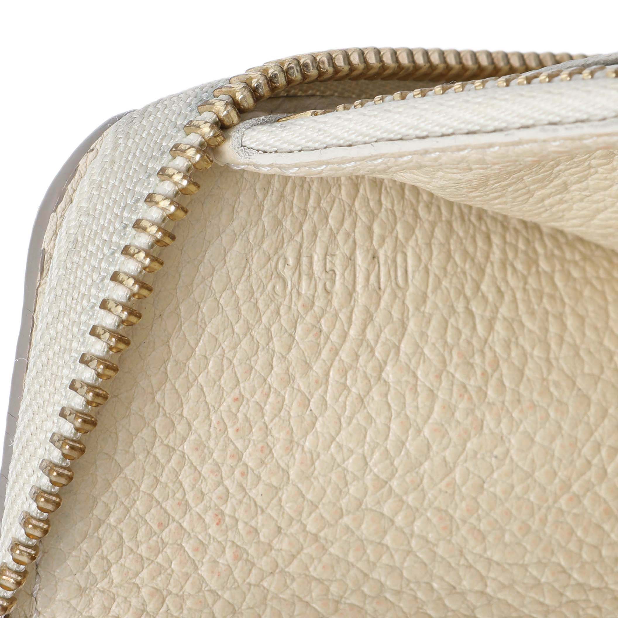 Louis Vuitton White Empreinte Zippy Organizer - Image 6