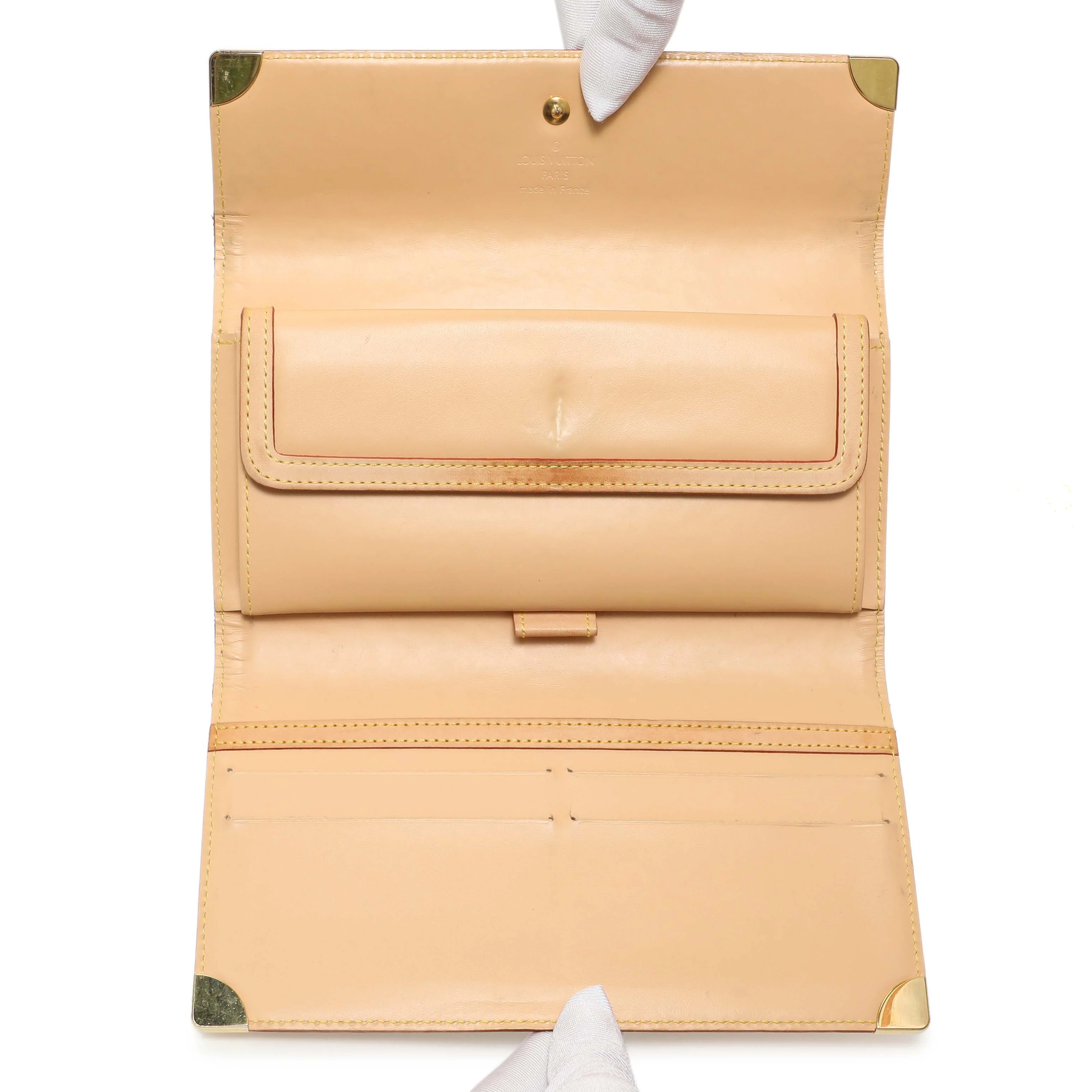 Louis Vuitton White Monogram Multicolor Porte Tresor International Wallet - Image 12