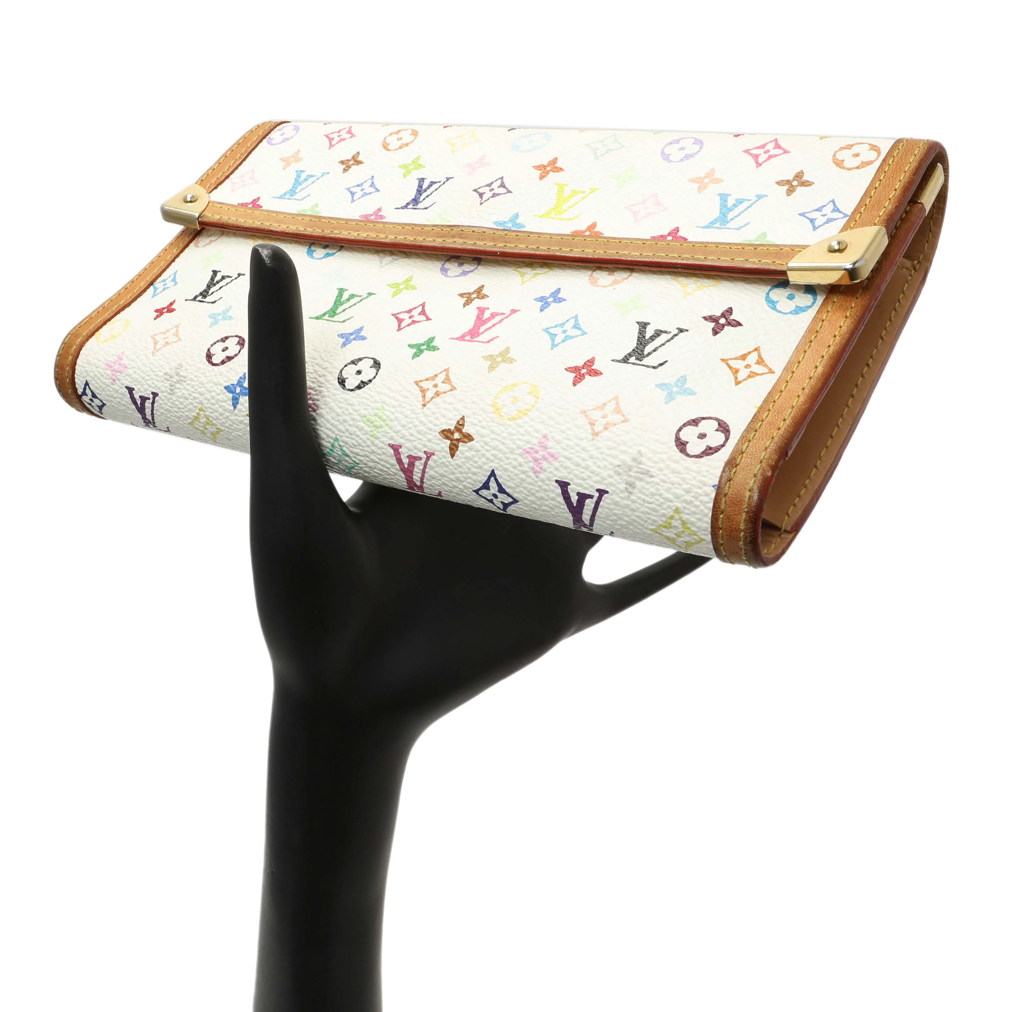 Louis Vuitton White Monogram Multicolor Porte Tresor International Wallet - Image 16