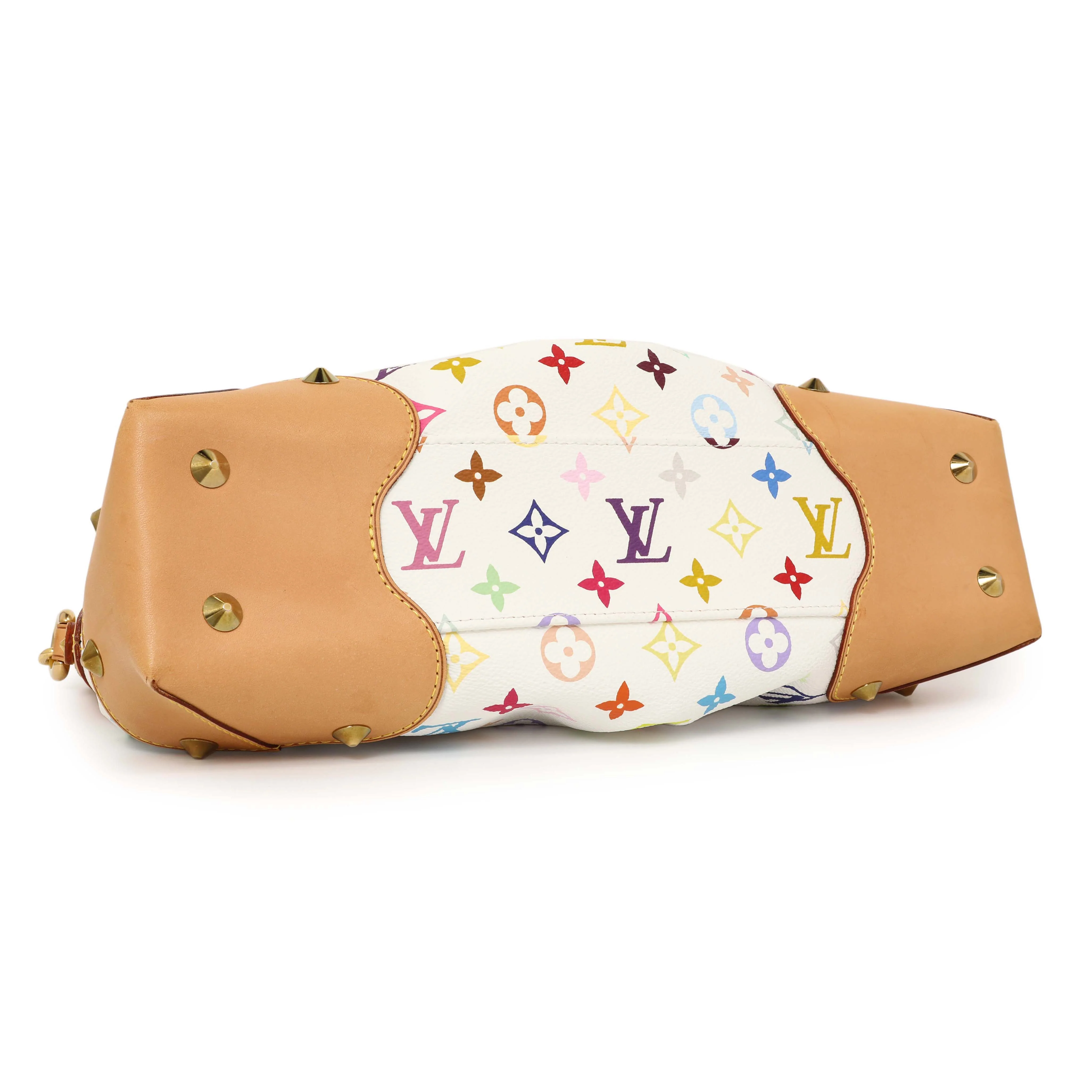 Louis Vuitton White Multicolor Judy MM - Image 3