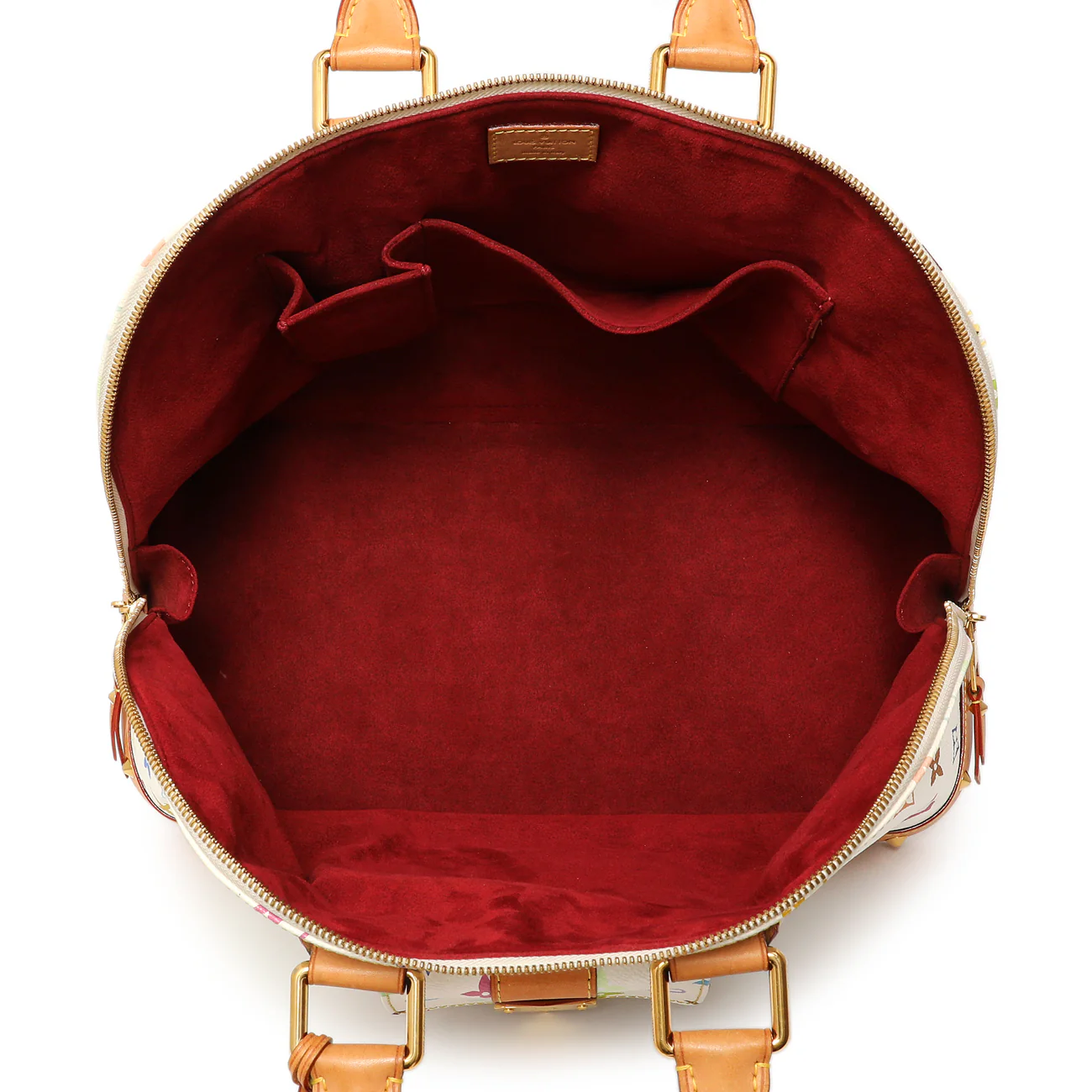 Louis Vuitton White Multicolor Monogram Alma GM - Image 8