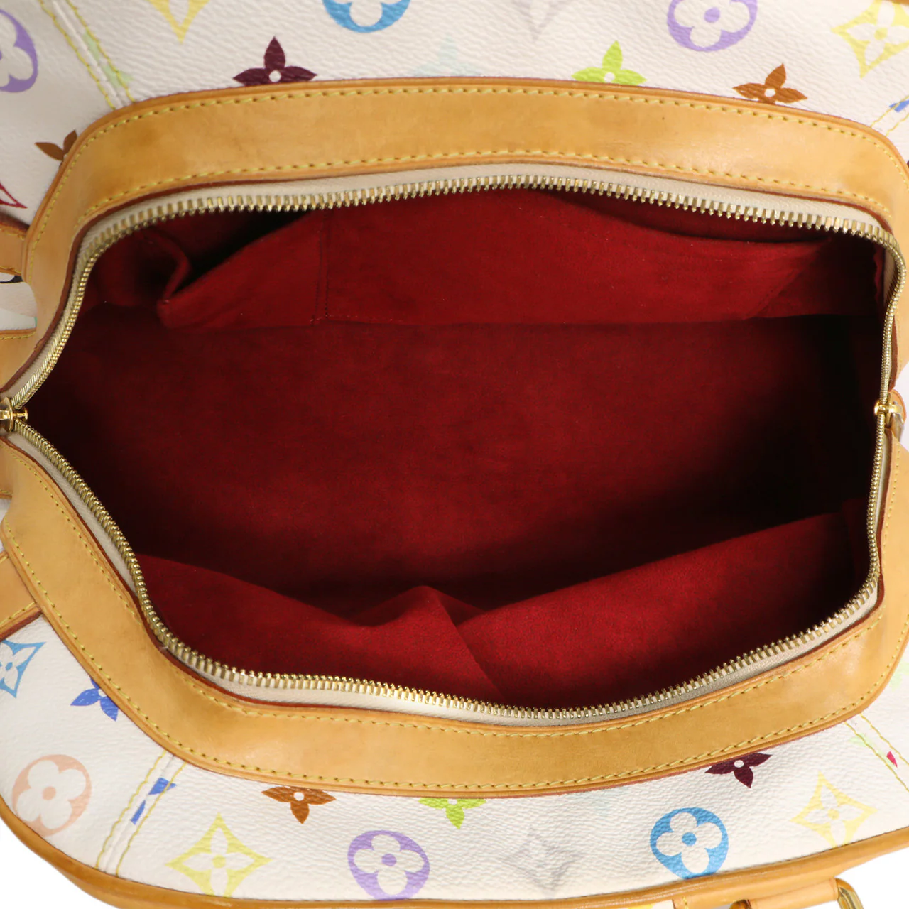 Louis Vuitton White Multicolor Monogram Claudia - Image 10