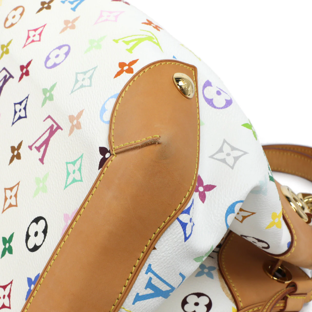 Louis Vuitton White Multicolor Ursula - Image 8