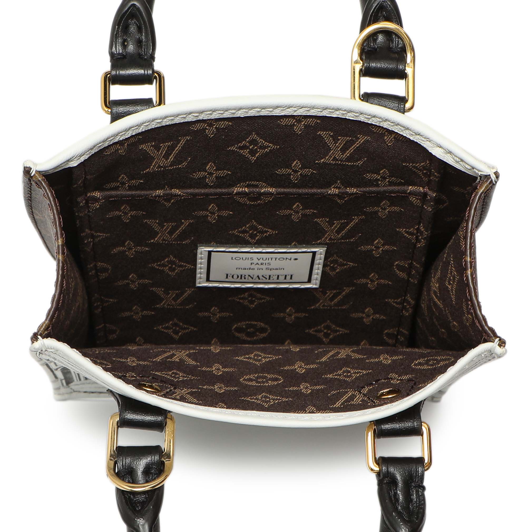 Louis Vuitton X Fornasetti Calfskin Architettura Petit Sac Plat - Image 3