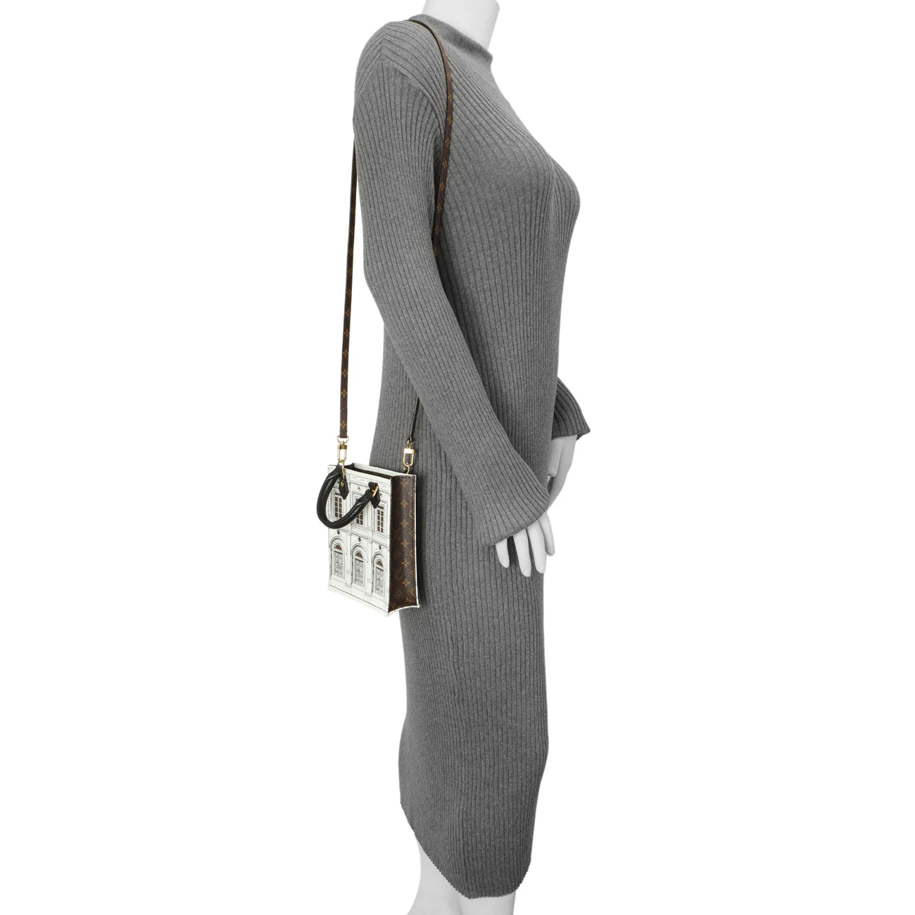 Louis Vuitton X Fornasetti Calfskin Architettura Petit Sac Plat - Image 6