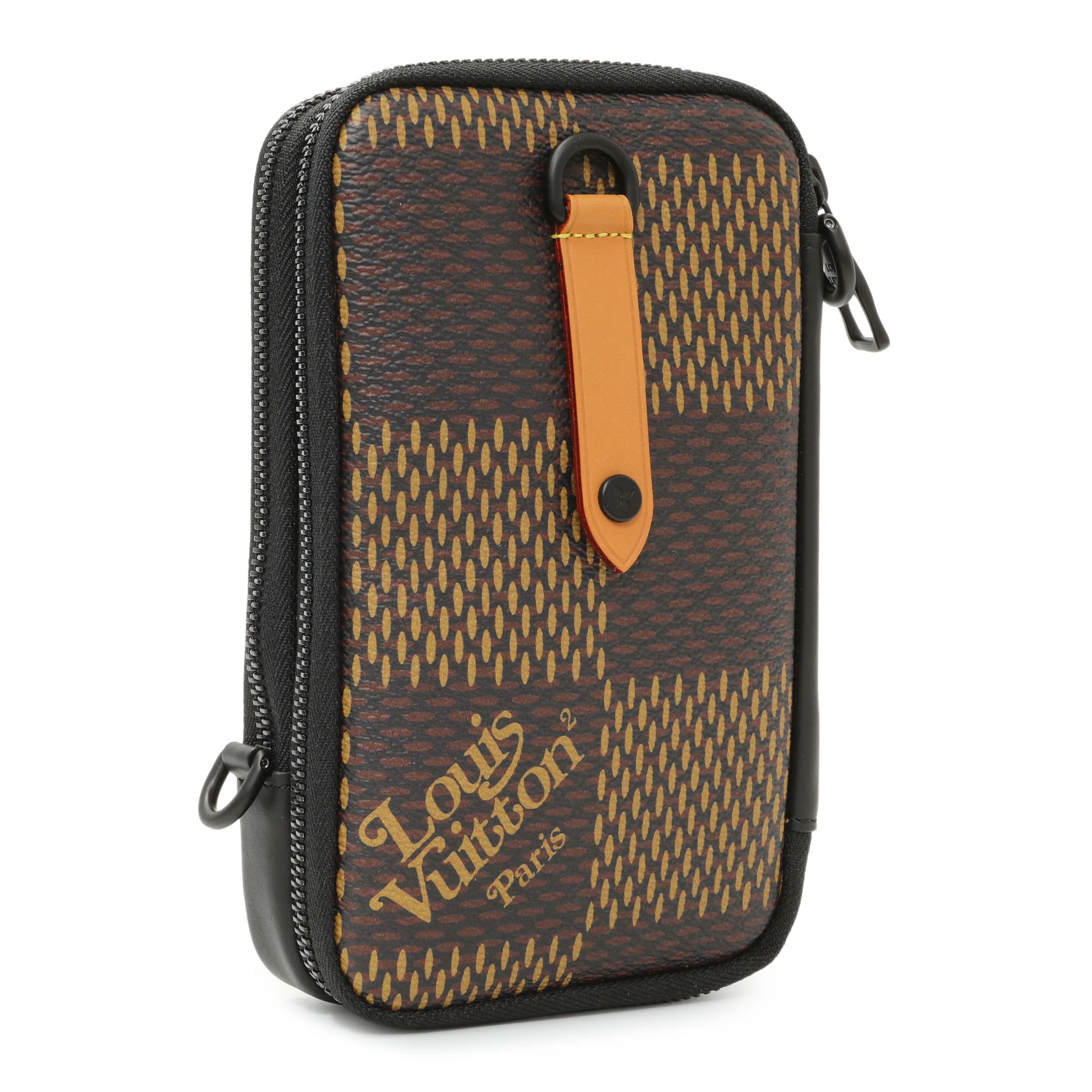 Louis Vuitton x Nigo Giant Damier Ebene Double Phone Pouch - Image 2