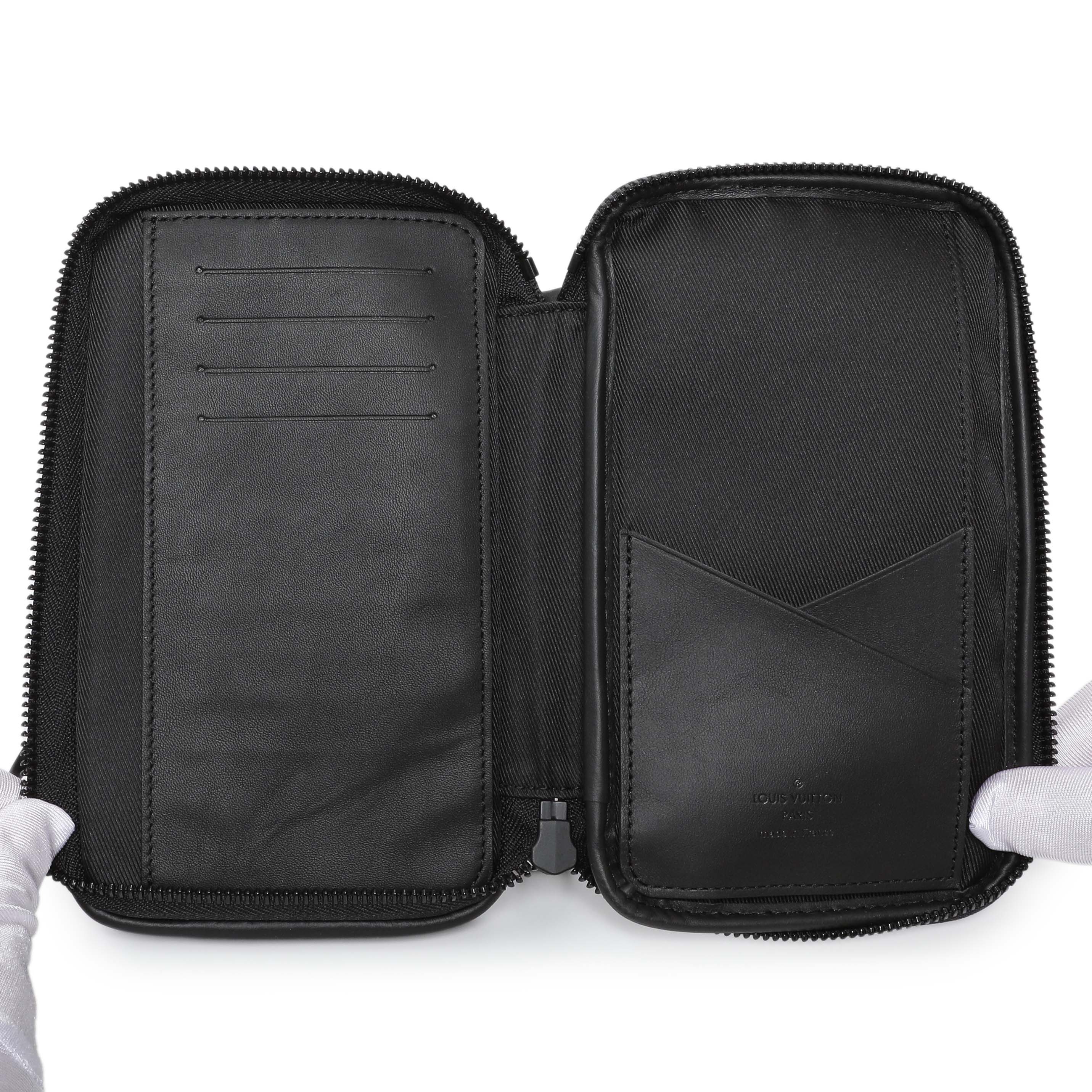 Louis Vuitton x Nigo Giant Damier Ebene Double Phone Pouch - Image 4