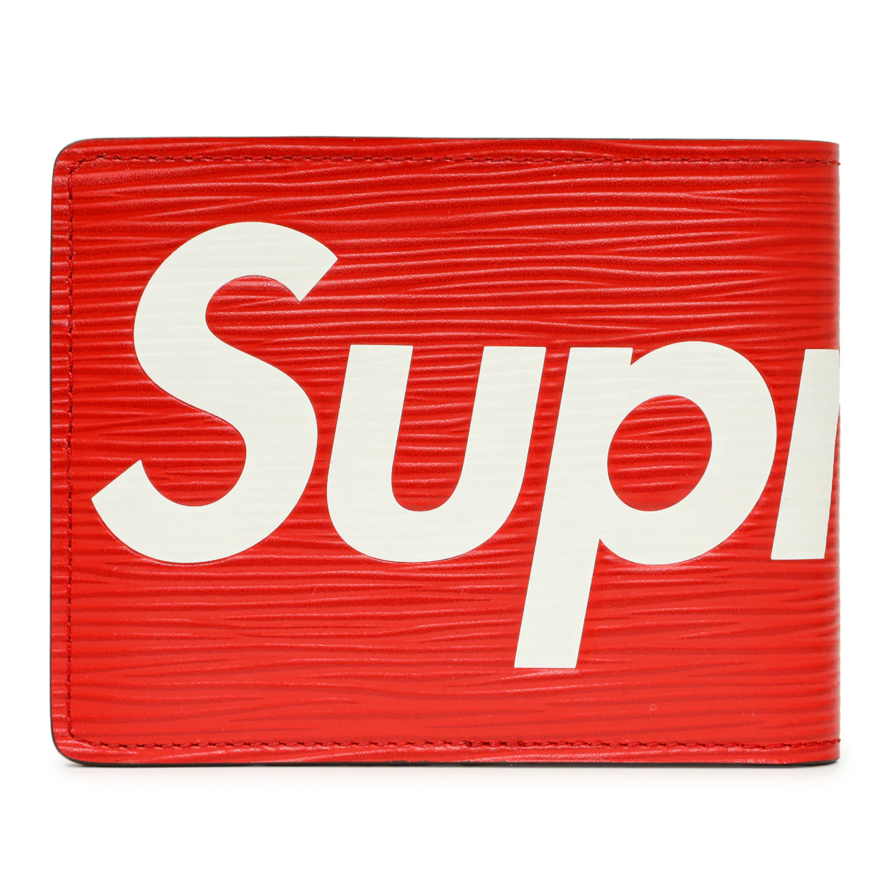 Louis Vuitton X SUPREME Red Epi Slender Wallet - Image 2