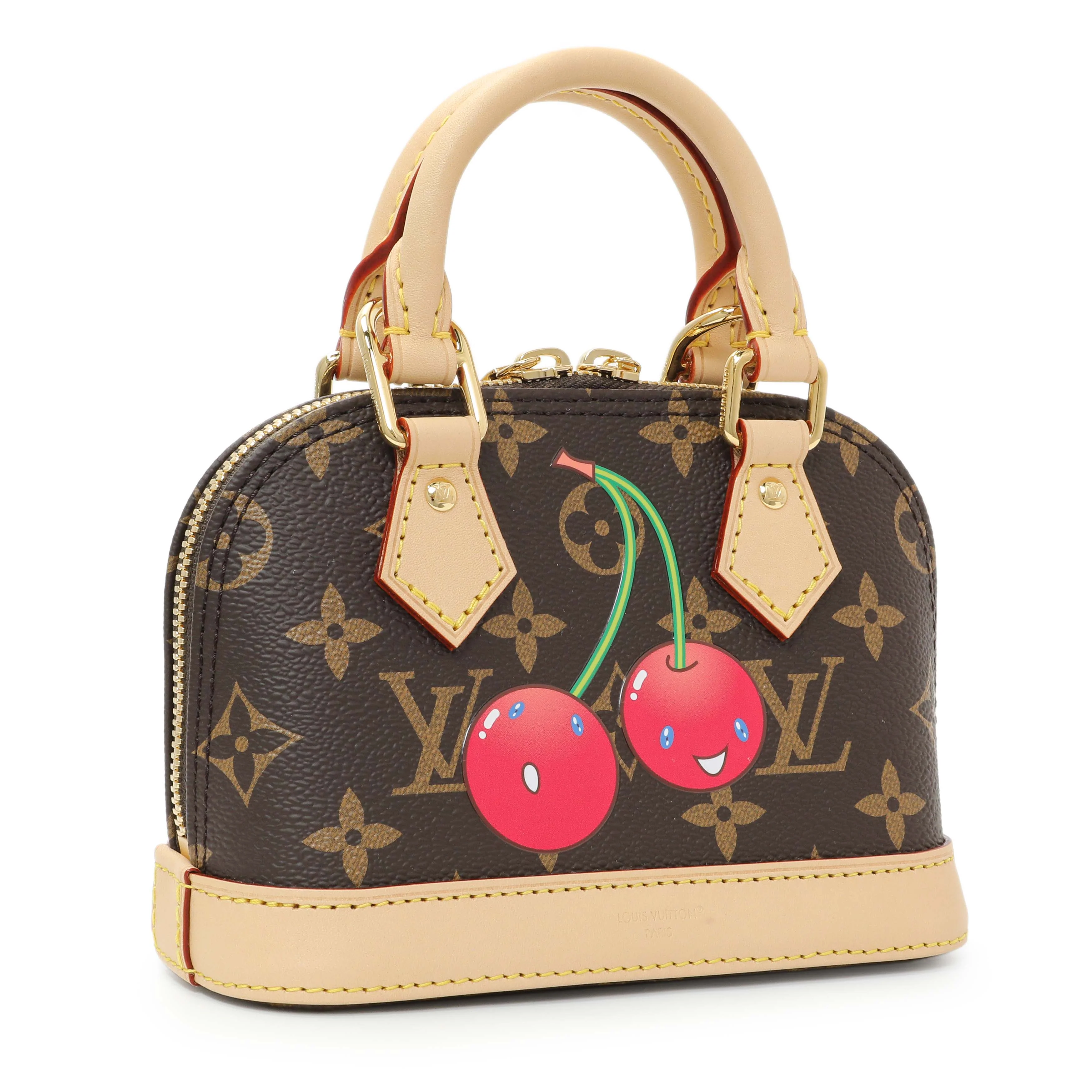 Louis Vuitton X Takashi Murakami Cerises Nano Alma - Image 2