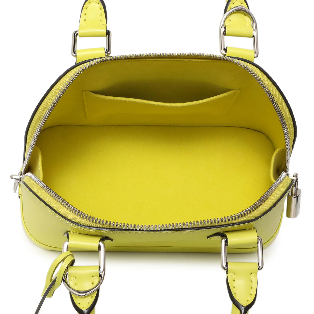 Louis Vuitton Yellow Citron Epi Jacquard Alma BB - Image 4