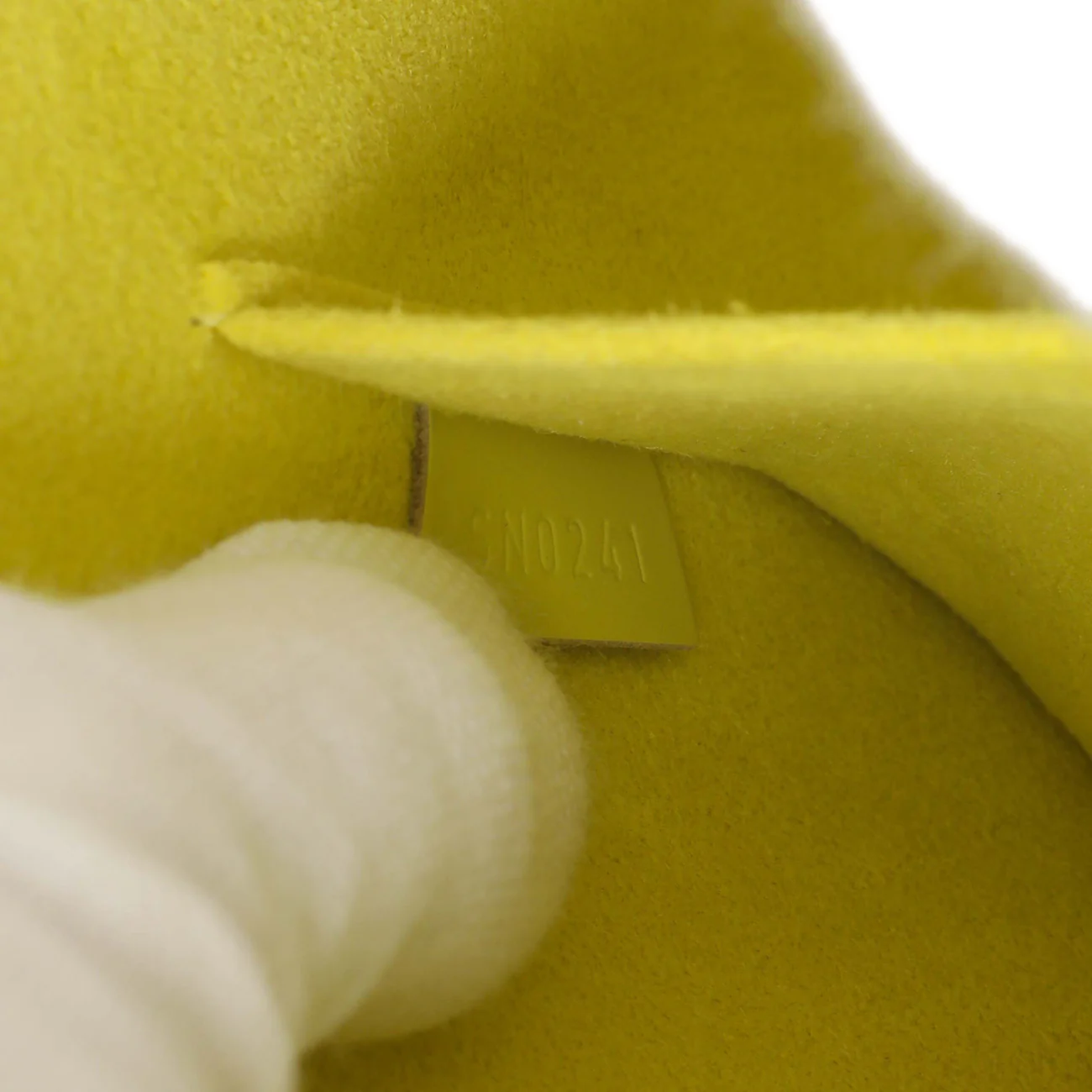 Louis Vuitton Yellow Citron Epi Jacquard Alma BB - Image 6