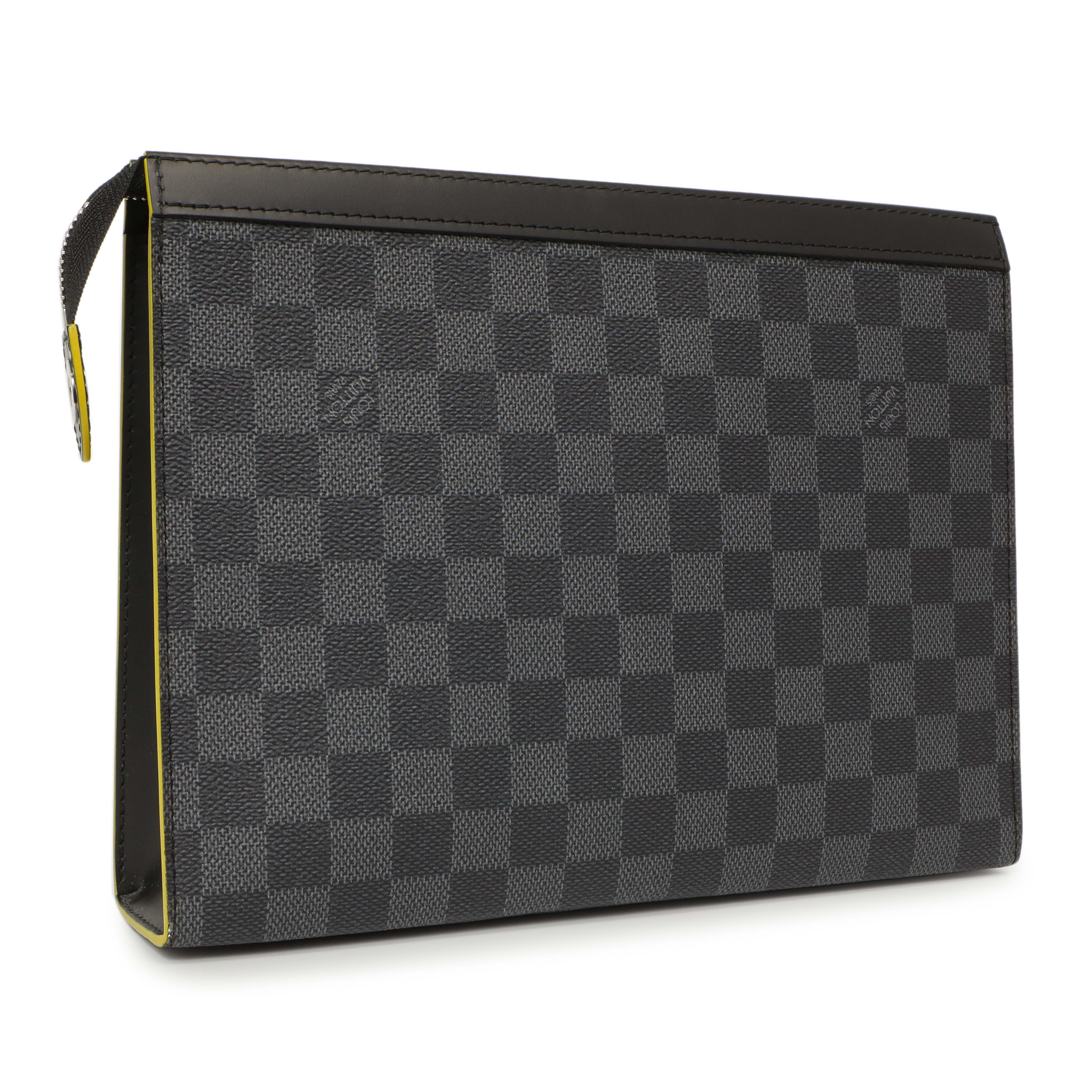 Louis Vuitton Yellow Damier Graphite Pochette Voyage MM - Image 2