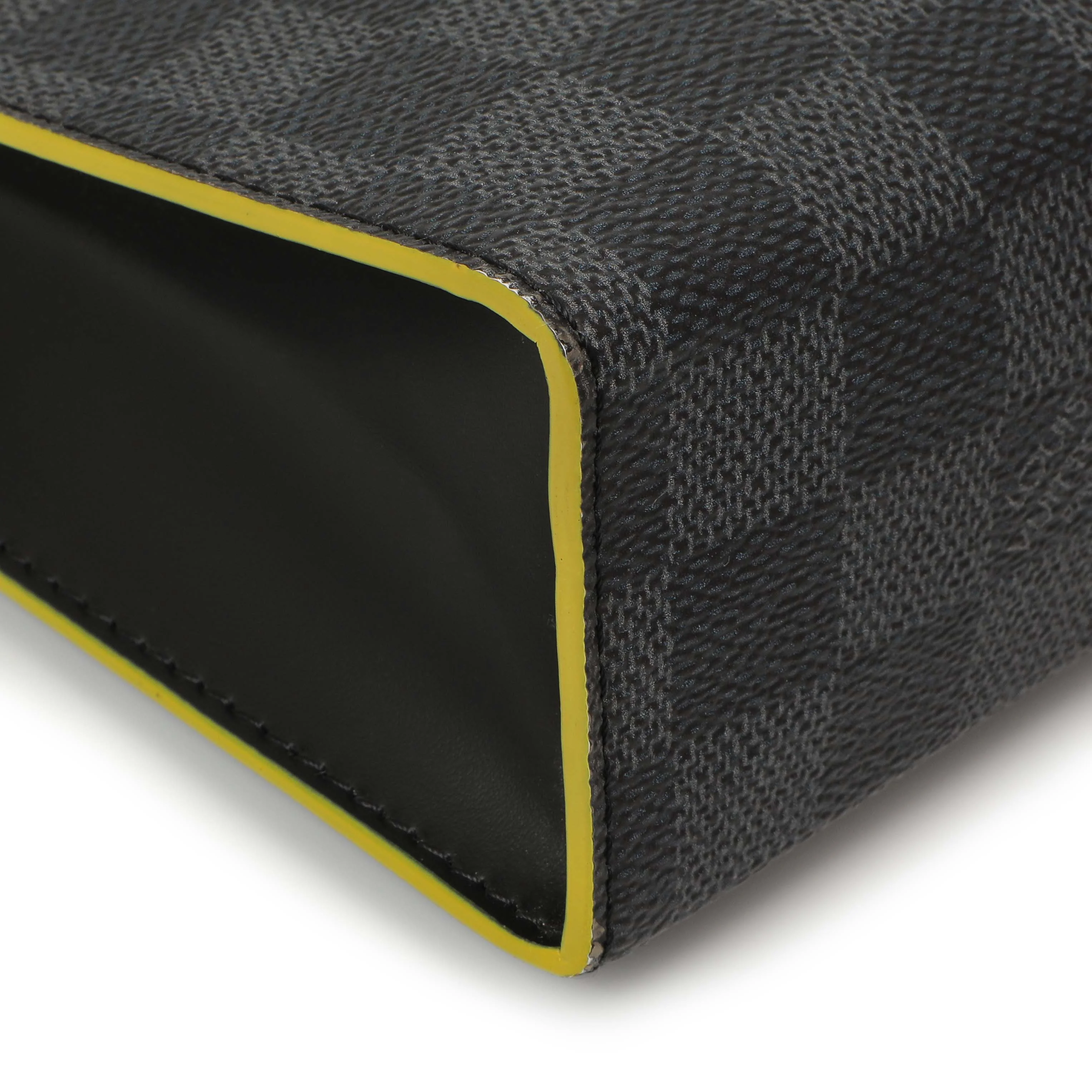 Louis Vuitton Yellow Damier Graphite Pochette Voyage MM - Image 4