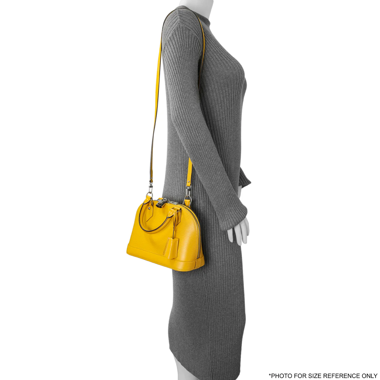 Louis Vuitton Yellow Epi Alma BB - Image 6
