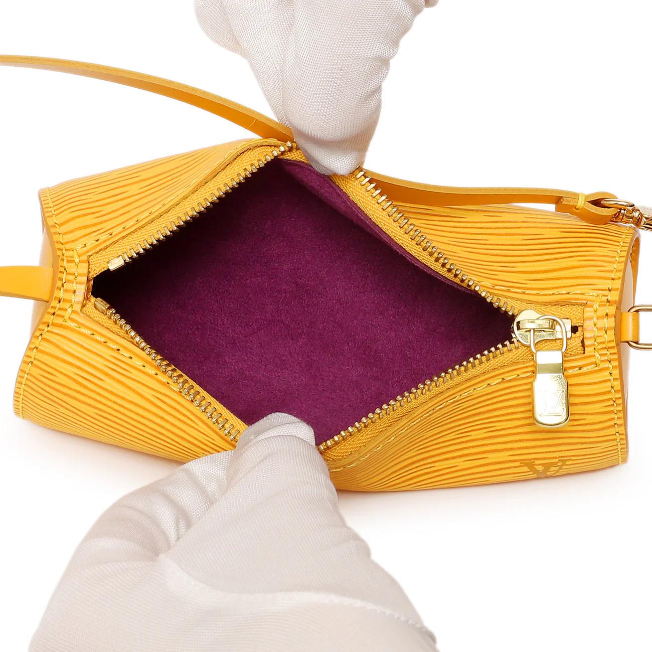 Louis Vuitton Yellow Epi Soufflot - Image 8