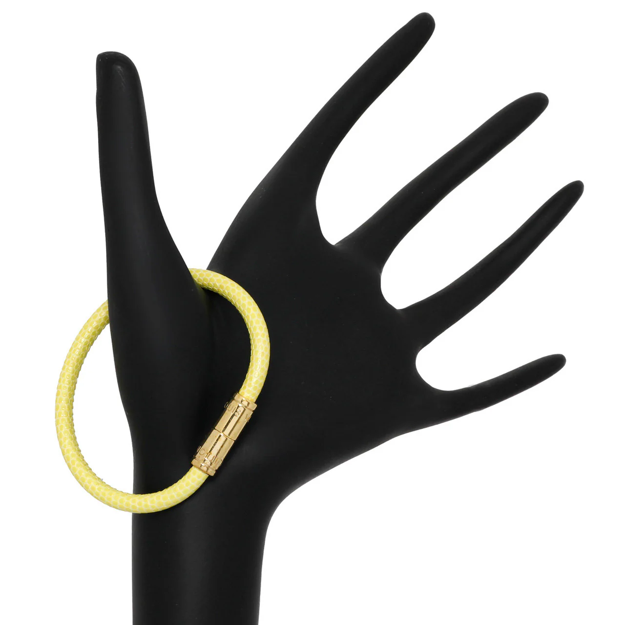 Louis Vuitton Yellow Lizard Keep It Bracelet - Image 4