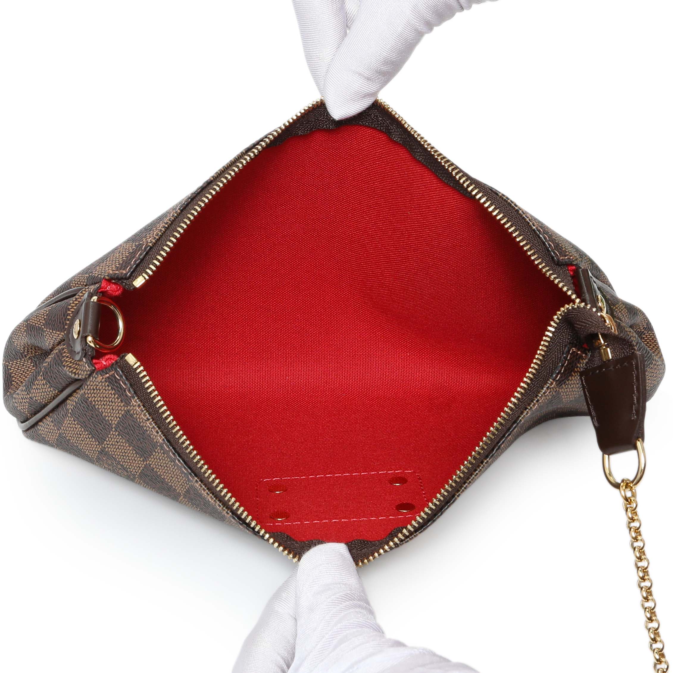 Louis Vuitton Damier Ebene Eva Clutch - Image 4