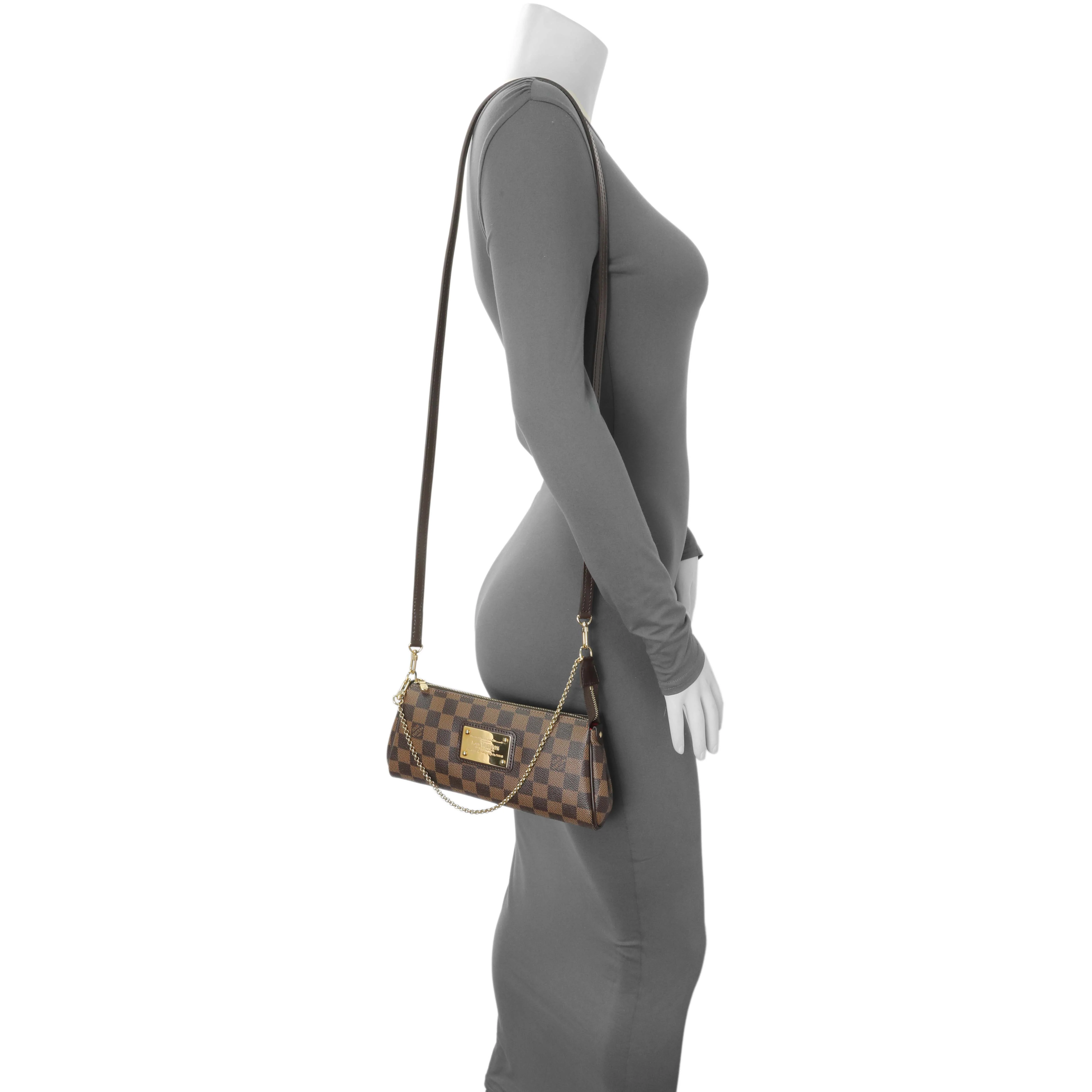 Louis Vuitton Damier Ebene Eva Clutch - Image 7