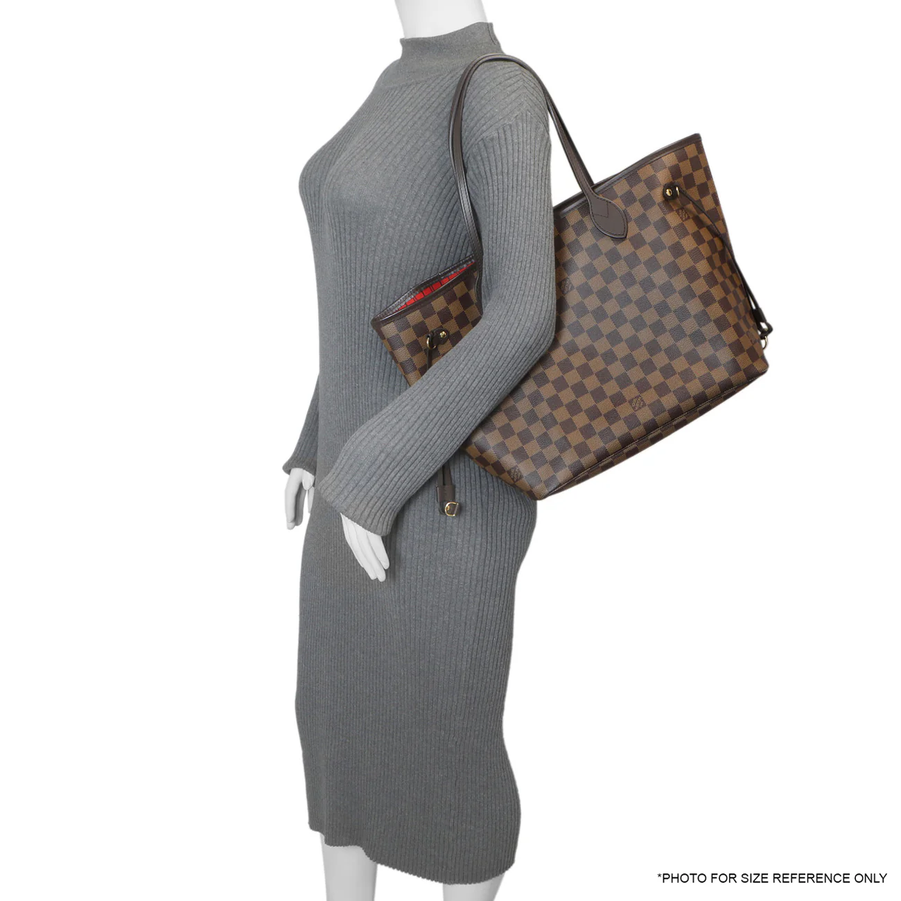 Louis Vuttion Damier Ebene Neverfull MM - Image 12