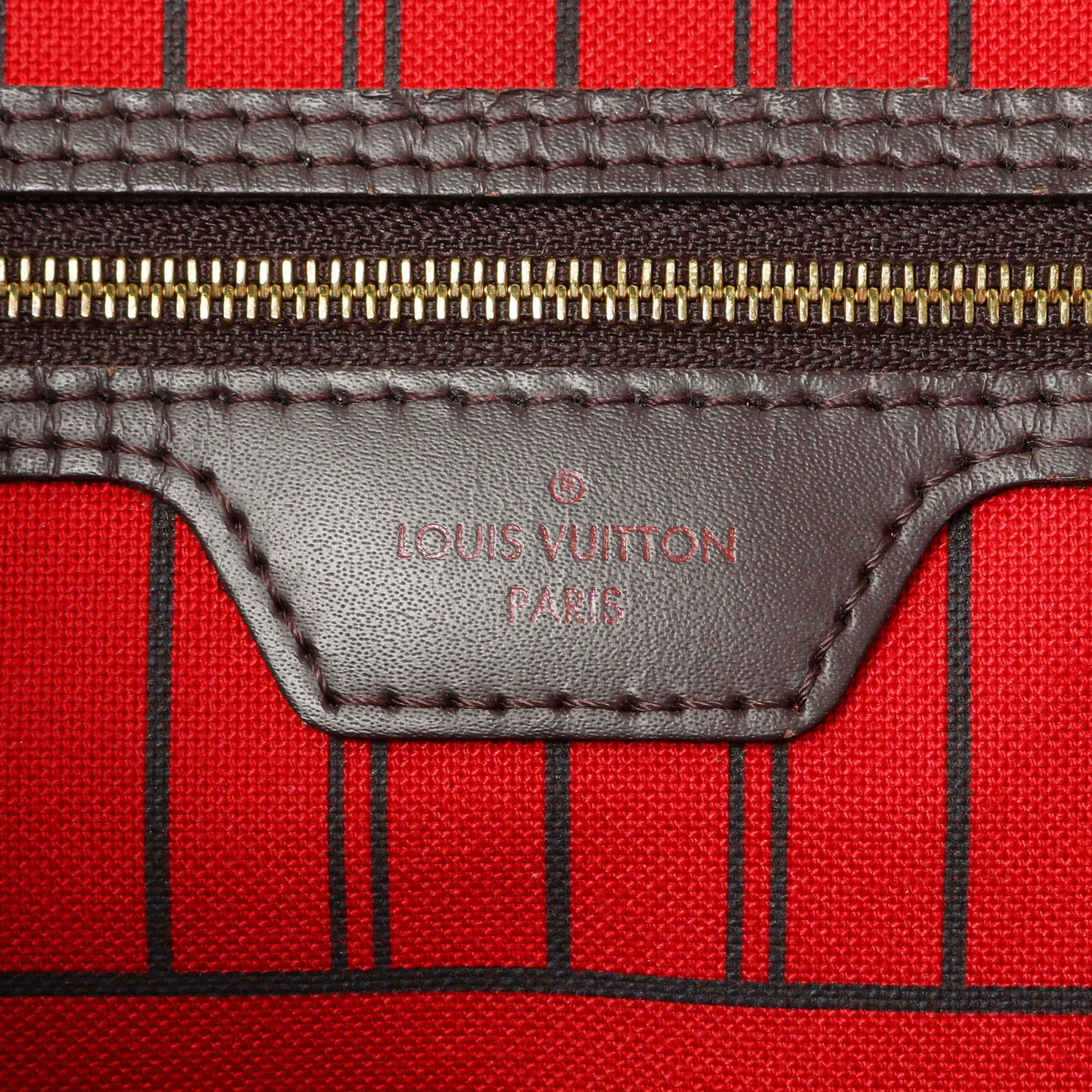 Louis Vuttion Damier Ebene Neverfull MM - Image 9