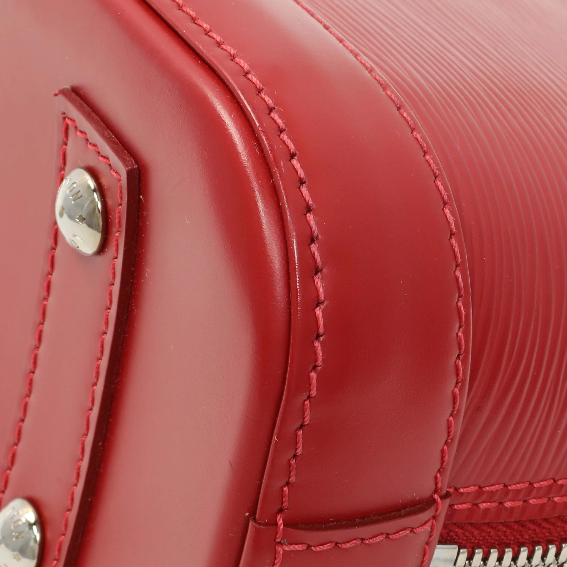 Lous Vuitton Red Epi Alma BB - Image 7