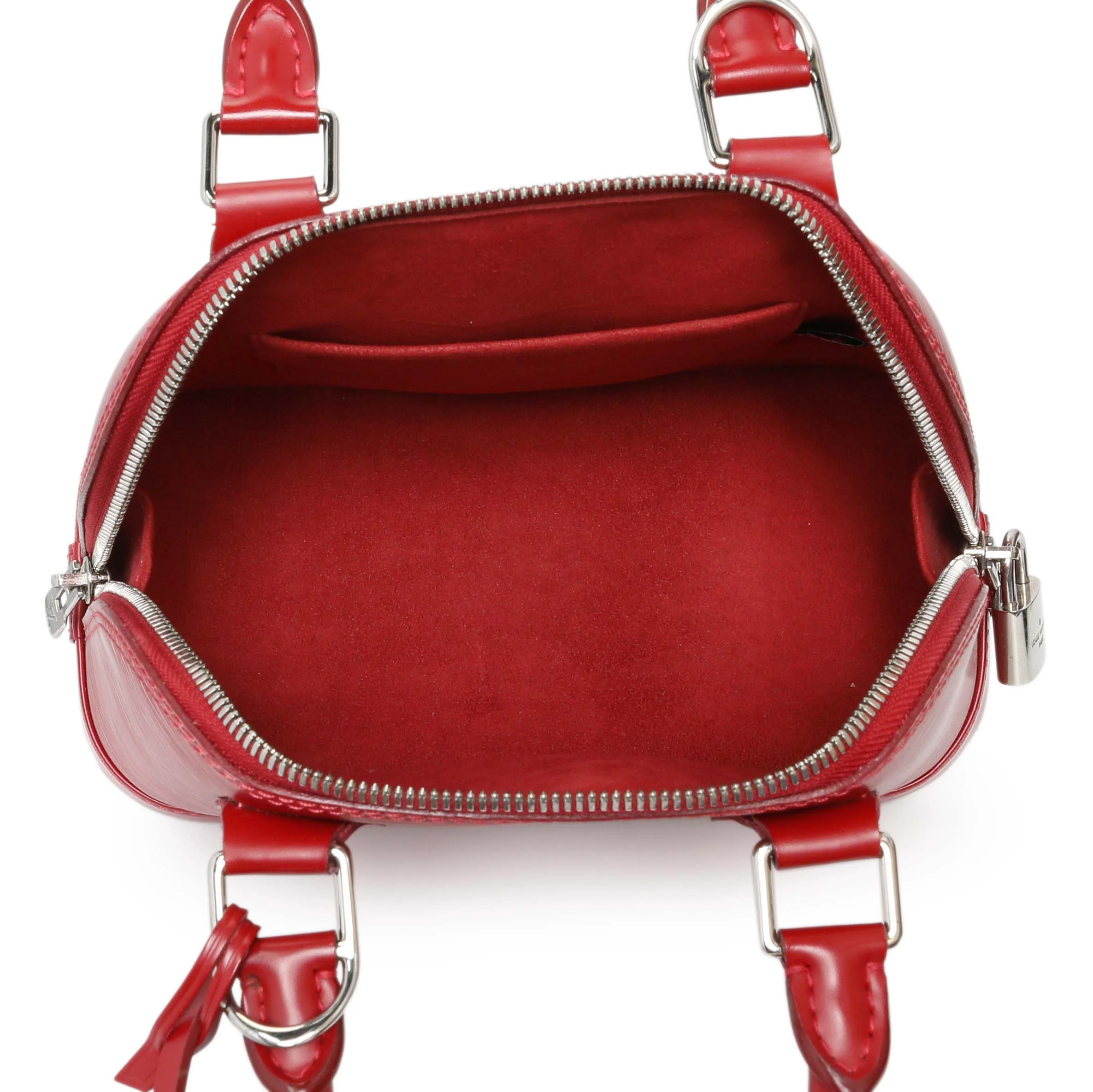 Lous Vuitton Red Epi Alma BB - Image 8