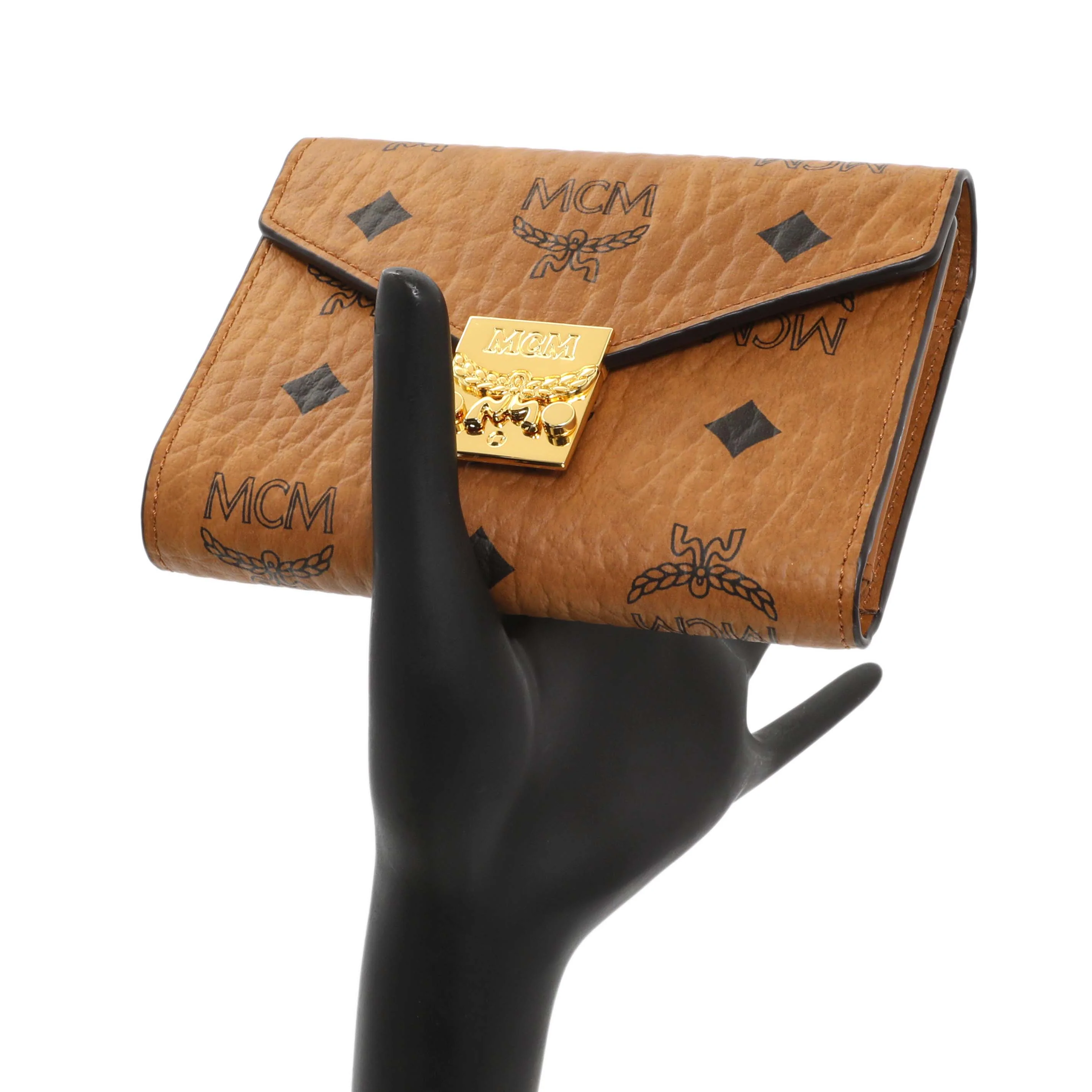 MCM Cognac Visetos Tracy Wallet - Image 7