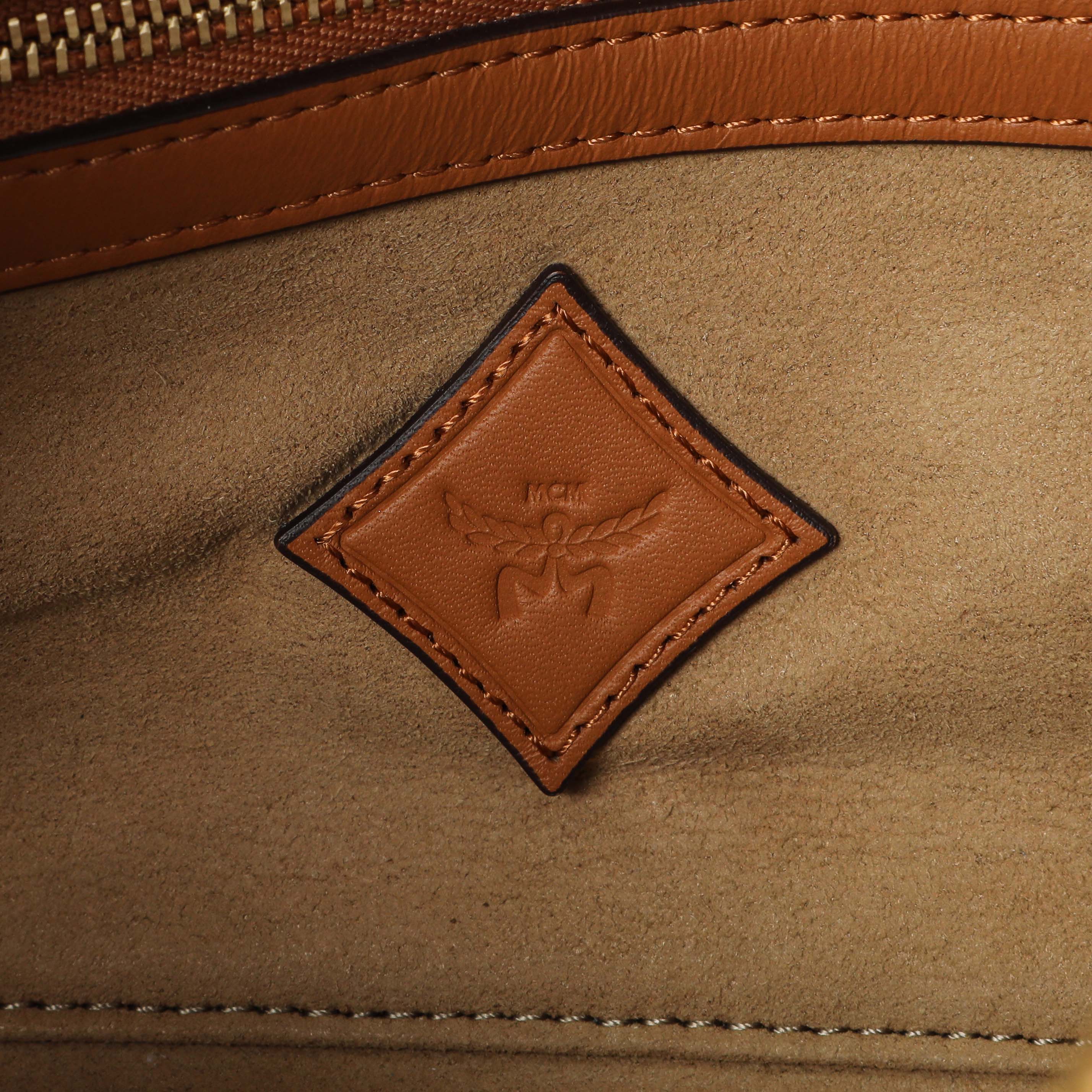 MCM Lauretos Monogram Ella Boston Bag - Image 5